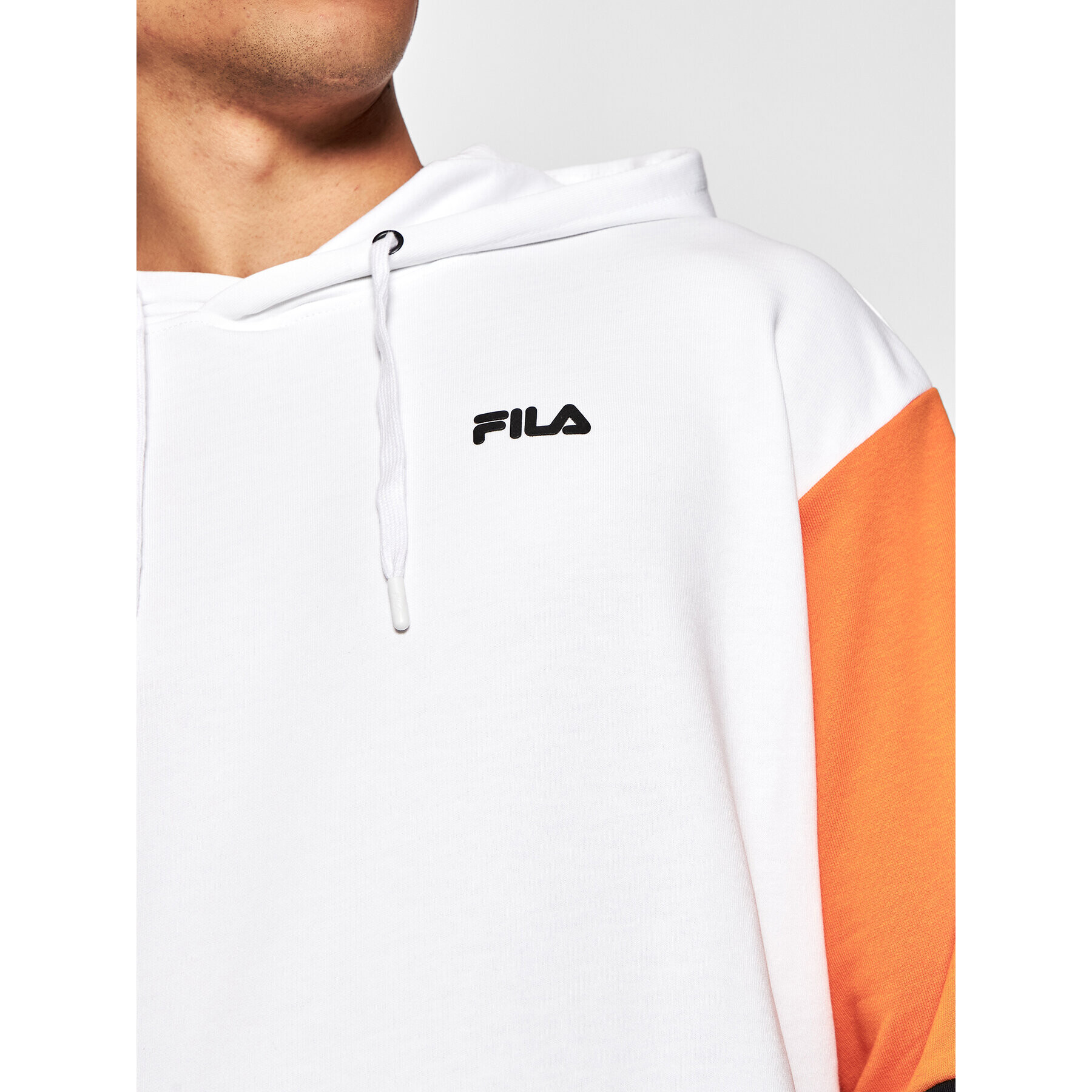 Fila Mikina Davis 689025 Bílá Regular Fit - Pepit.cz