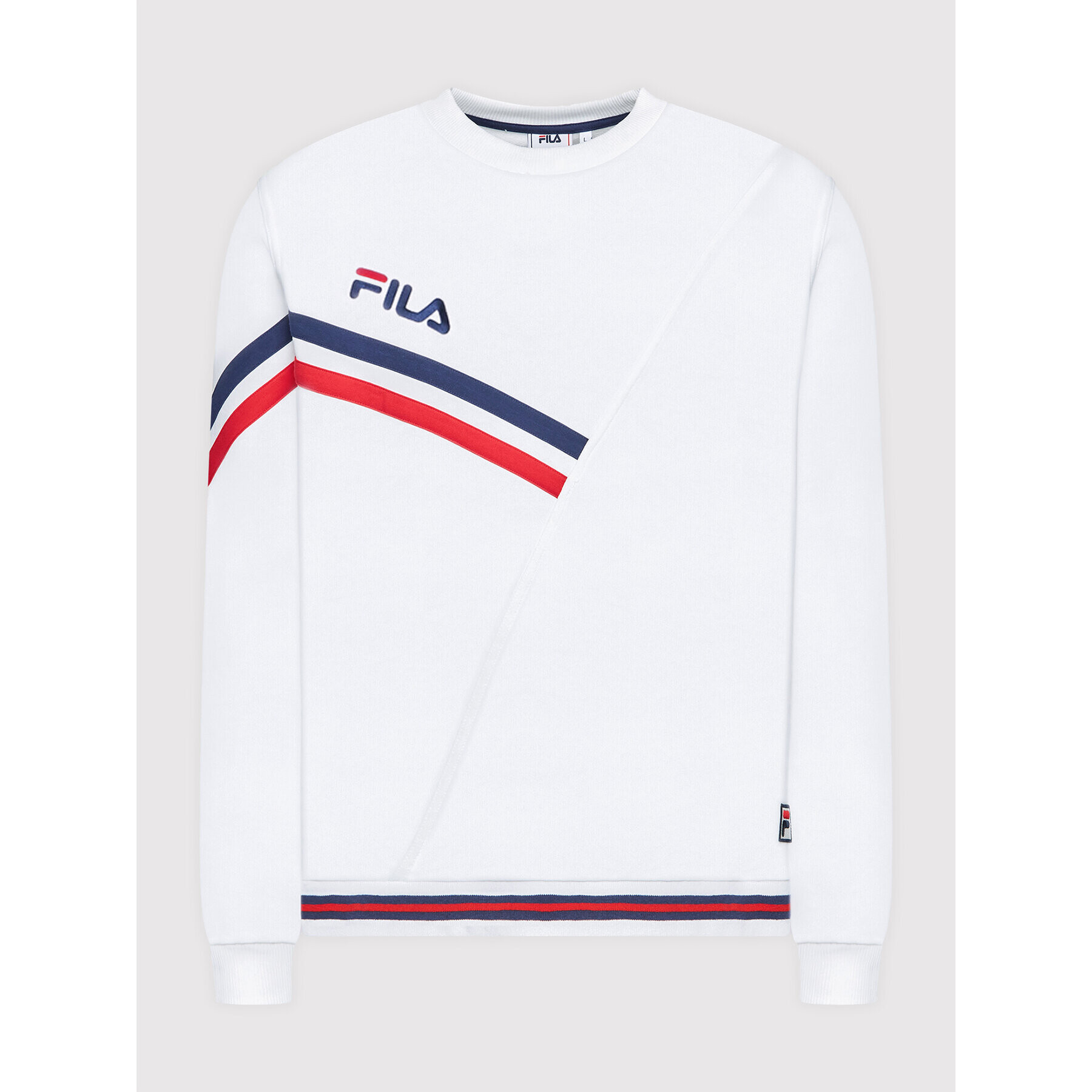 Fila Mikina FAM0088 Bílá Regular Fit - Pepit.cz