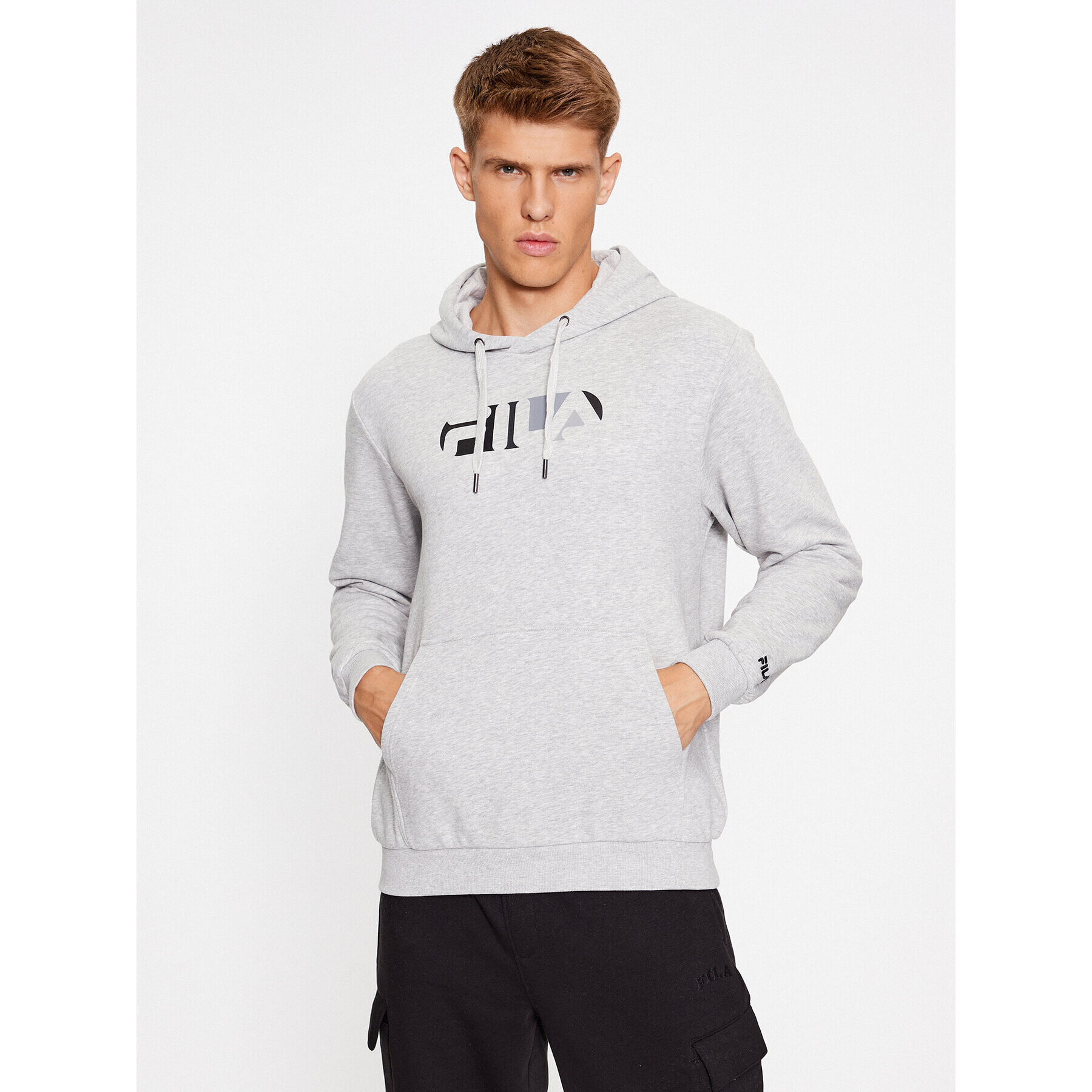 Fila Mikina FAM0511 Šedá Regular Fit - Pepit.cz