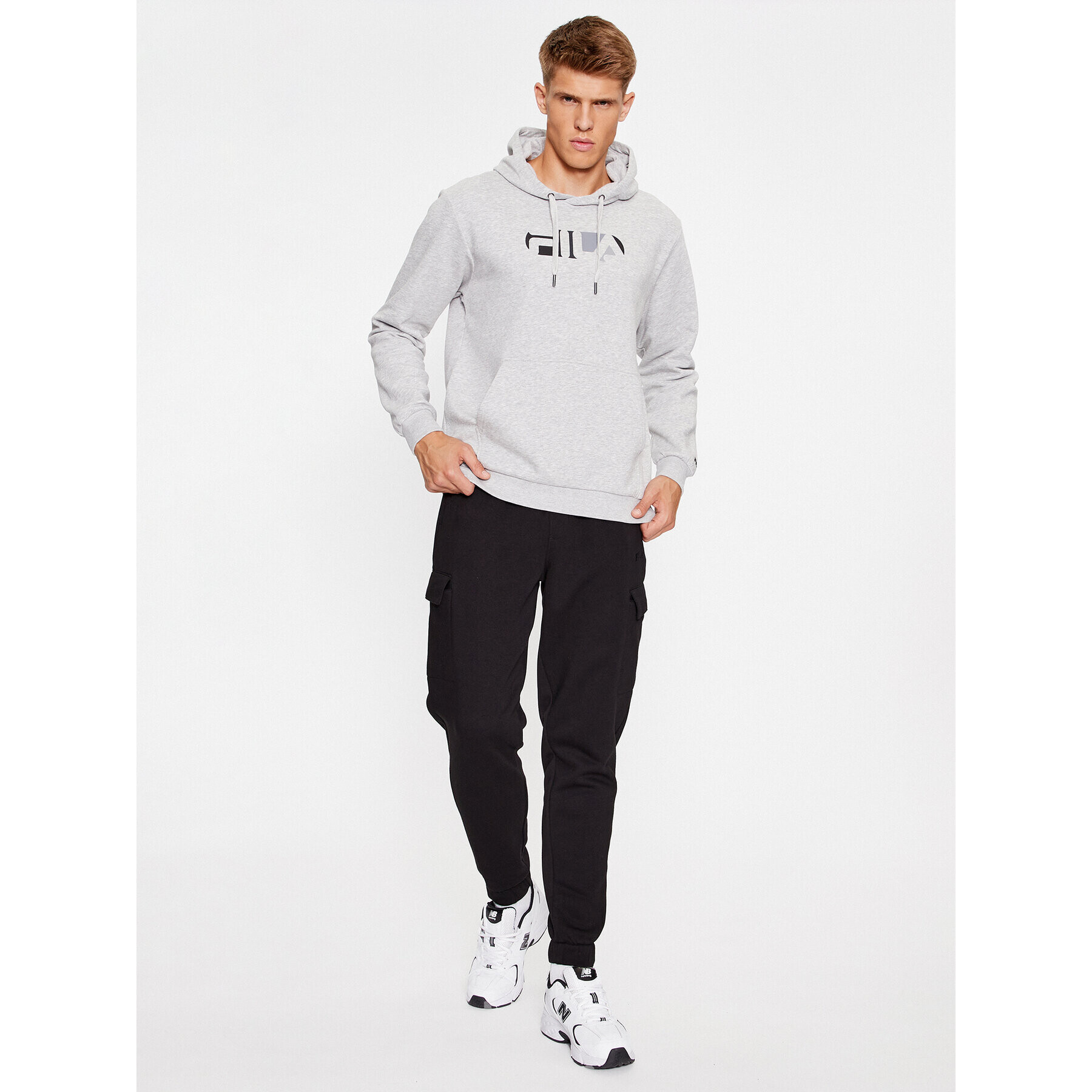 Fila Mikina FAM0511 Šedá Regular Fit - Pepit.cz