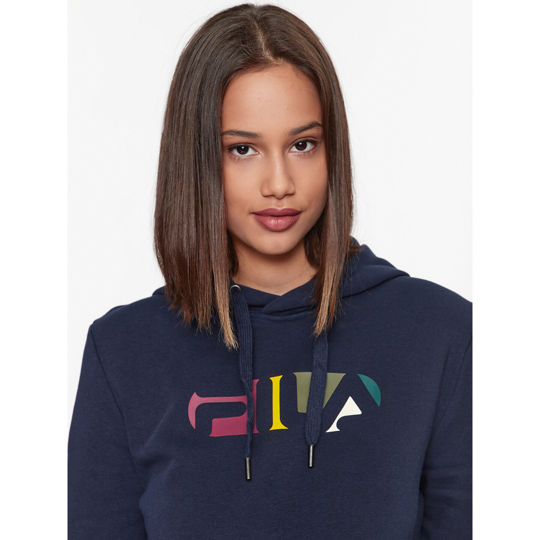 Fila Mikina FAW0599 Tmavomodrá Regular Fit - Pepit.cz