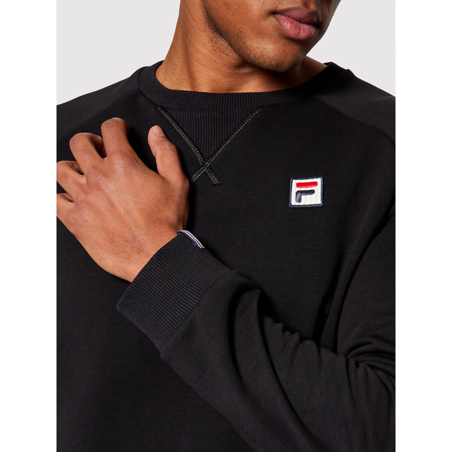 Fila Mikina Heath Raglan 688563 Černá Regular Fit - Pepit.cz