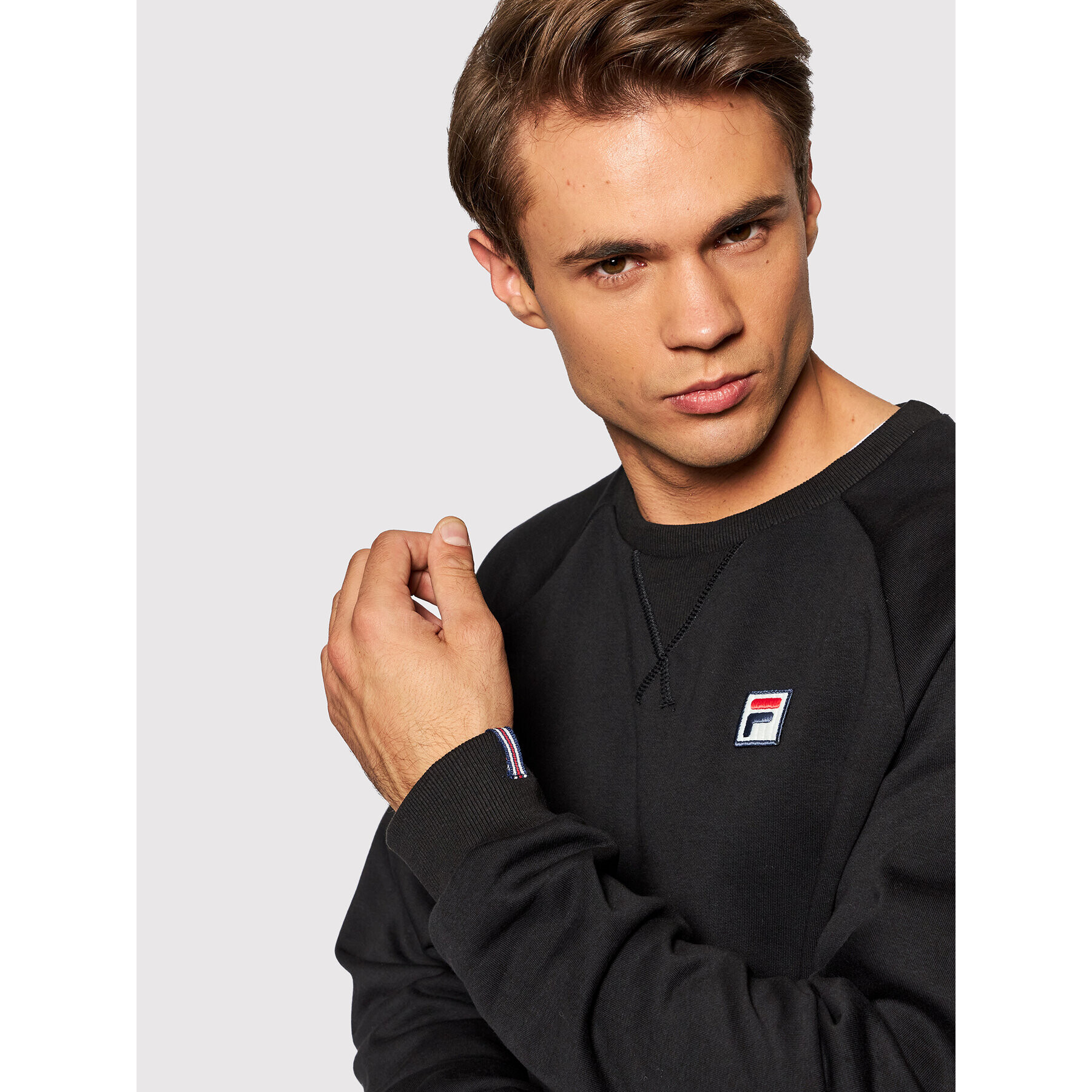 Fila Mikina Heath Raglan 689038 Černá Regular Fit - Pepit.cz