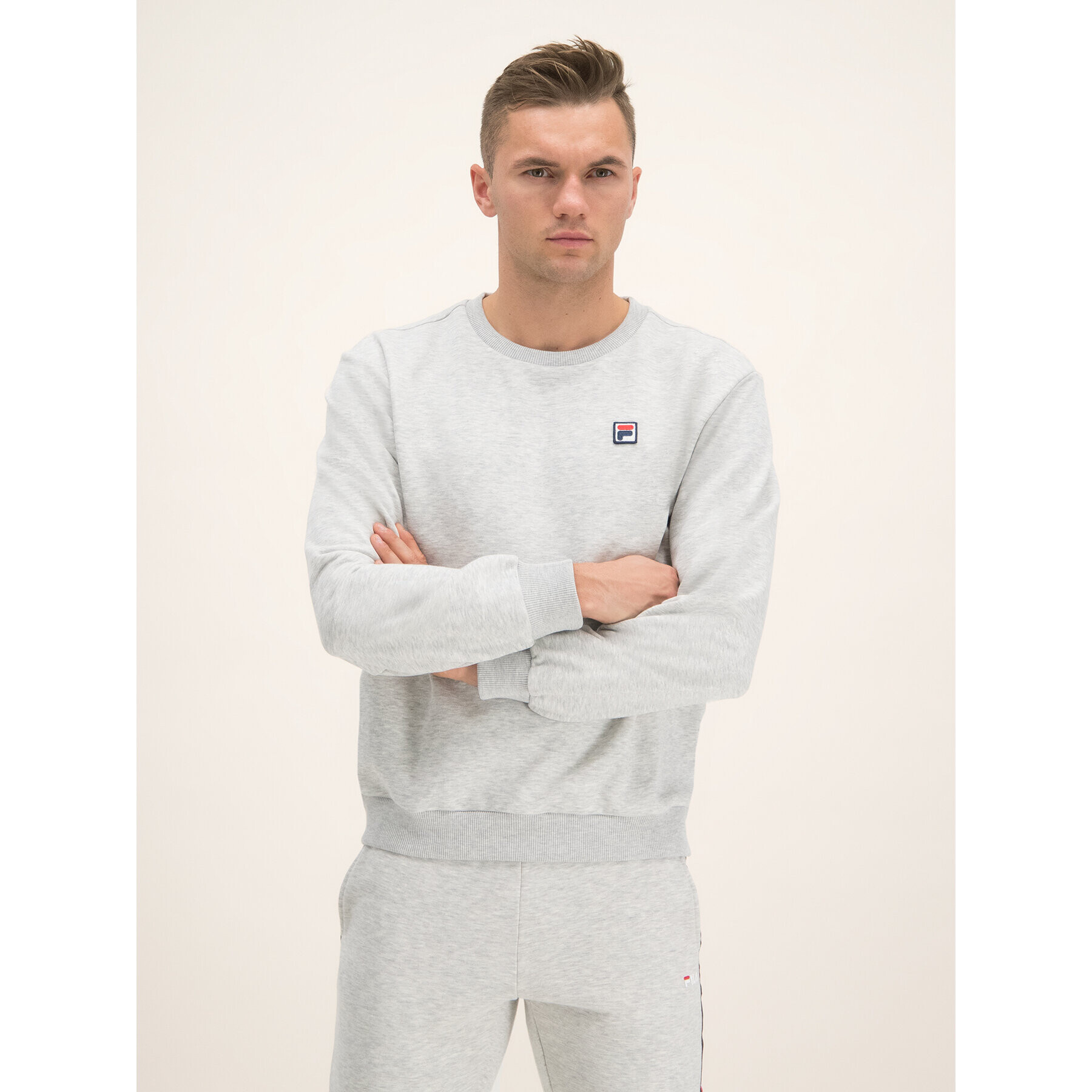 Fila Mikina Hector 687457 Šedá Regular Fit - Pepit.cz