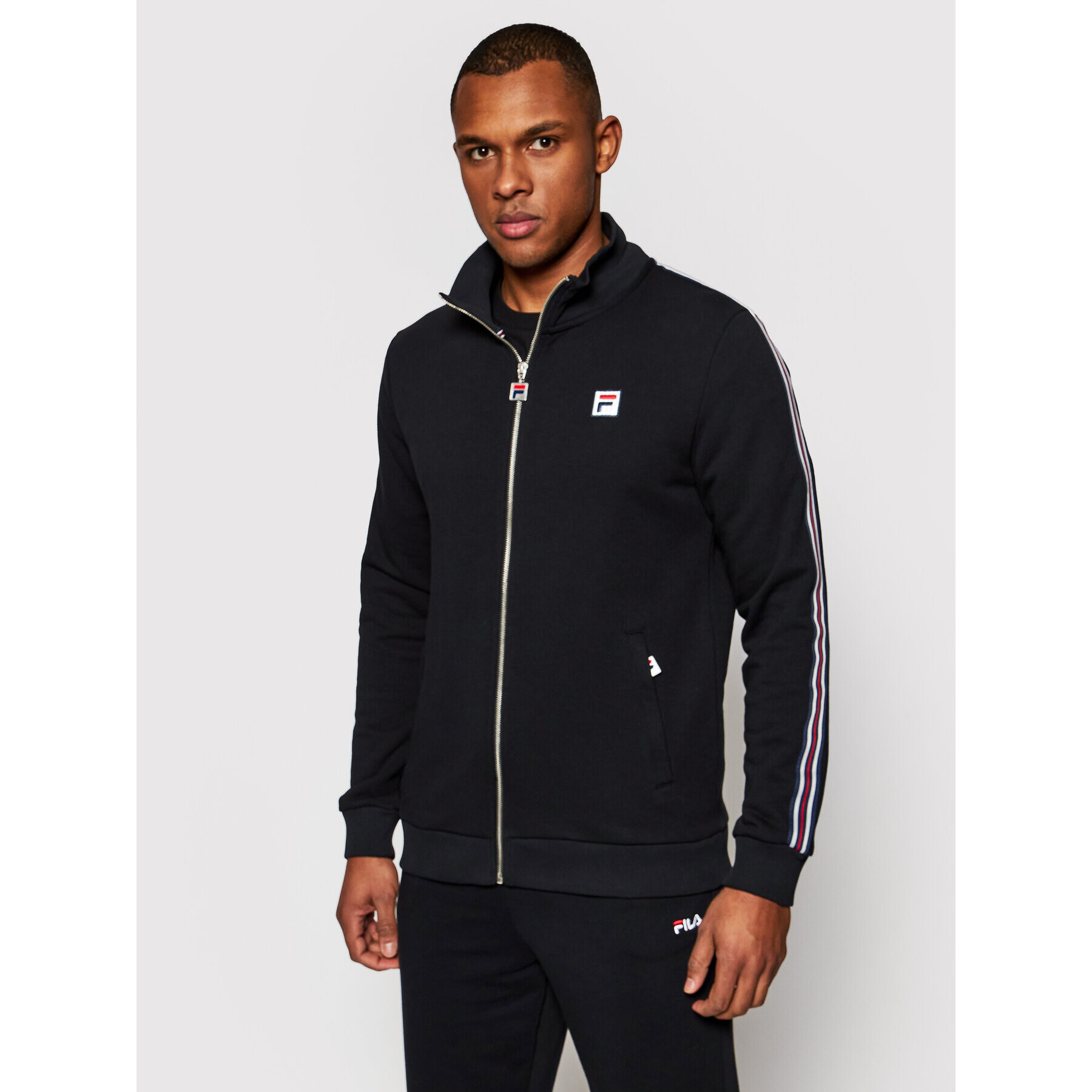 Fila Mikina Hemi Track 688550 Černá Regular Fit - Pepit.cz