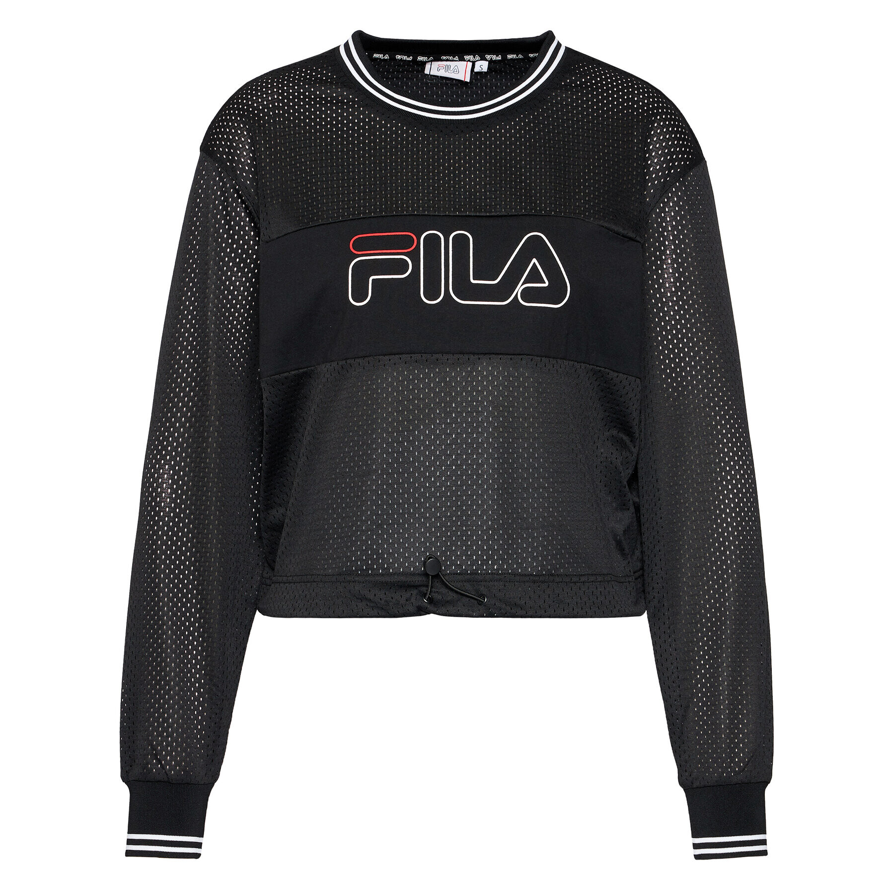 Fila Mikina Jalina 683300 Černá Cropped Fit - Pepit.cz