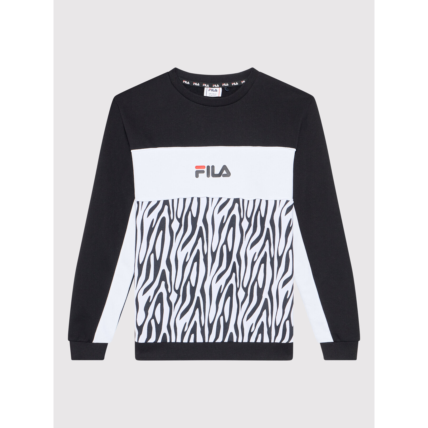 Fila Mikina Katy Blocked 689135 Černá Regular Fit - Pepit.cz