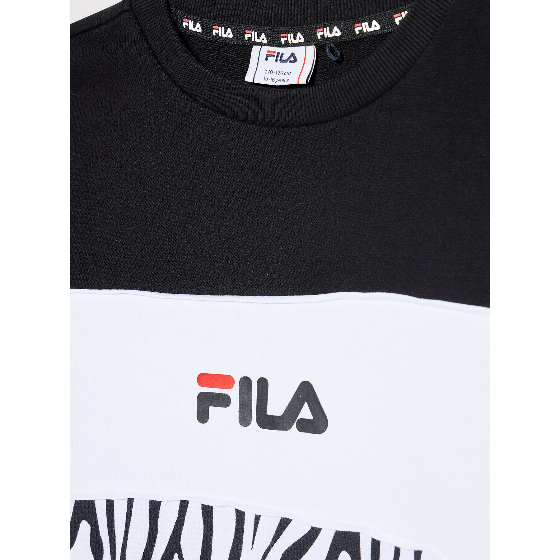 Fila Mikina Katy Blocked 689135 Černá Regular Fit - Pepit.cz