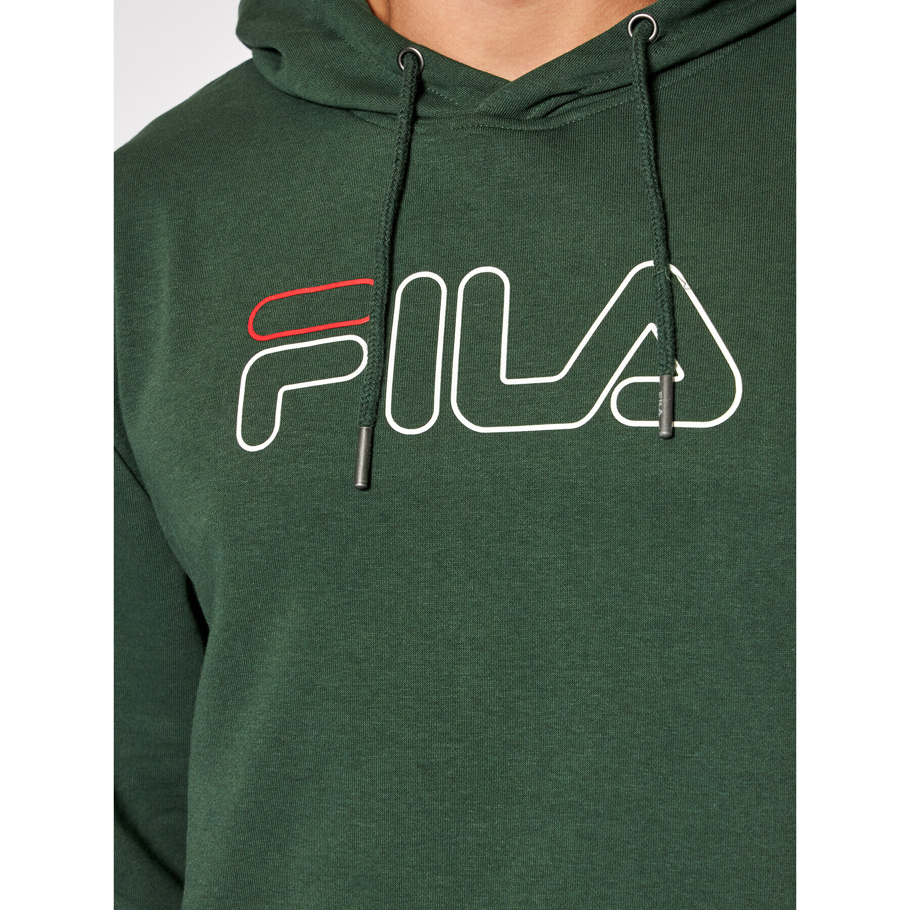 Fila Mikina Laban 687125 Zelená Regular Fit - Pepit.cz