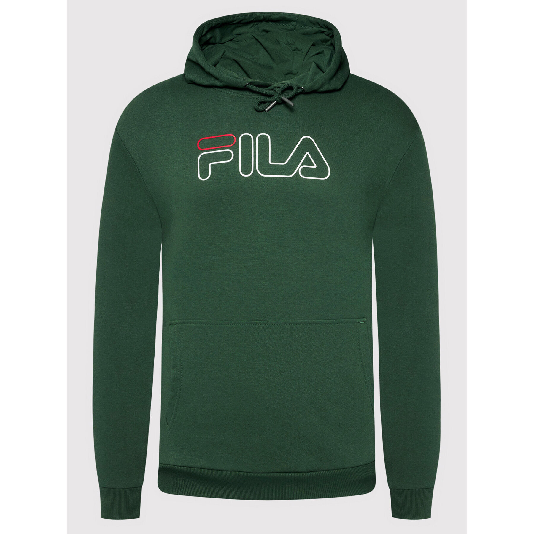 Fila Mikina Laban 687125 Zelená Regular Fit - Pepit.cz