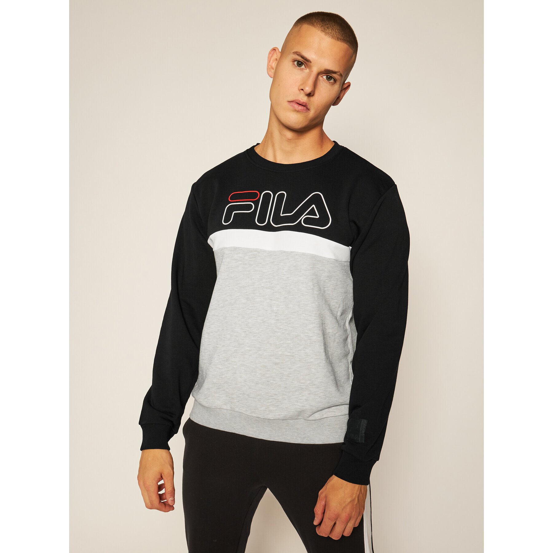 Fila Mikina Laurus 683182 Šedá Regular Fit - Pepit.cz