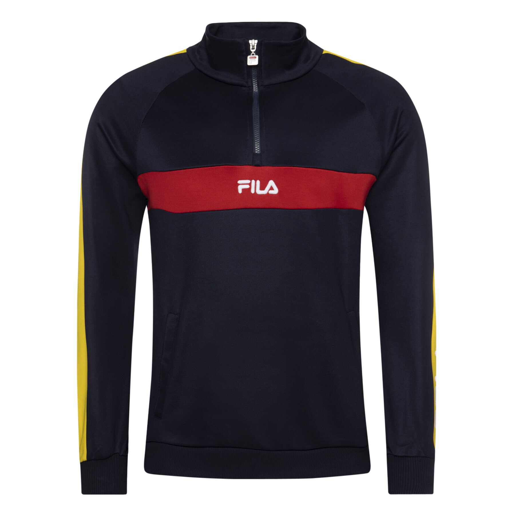 Fila Mikina Men Bayou Half Zip 687483 Tmavomodrá Regular Fit - Pepit.cz