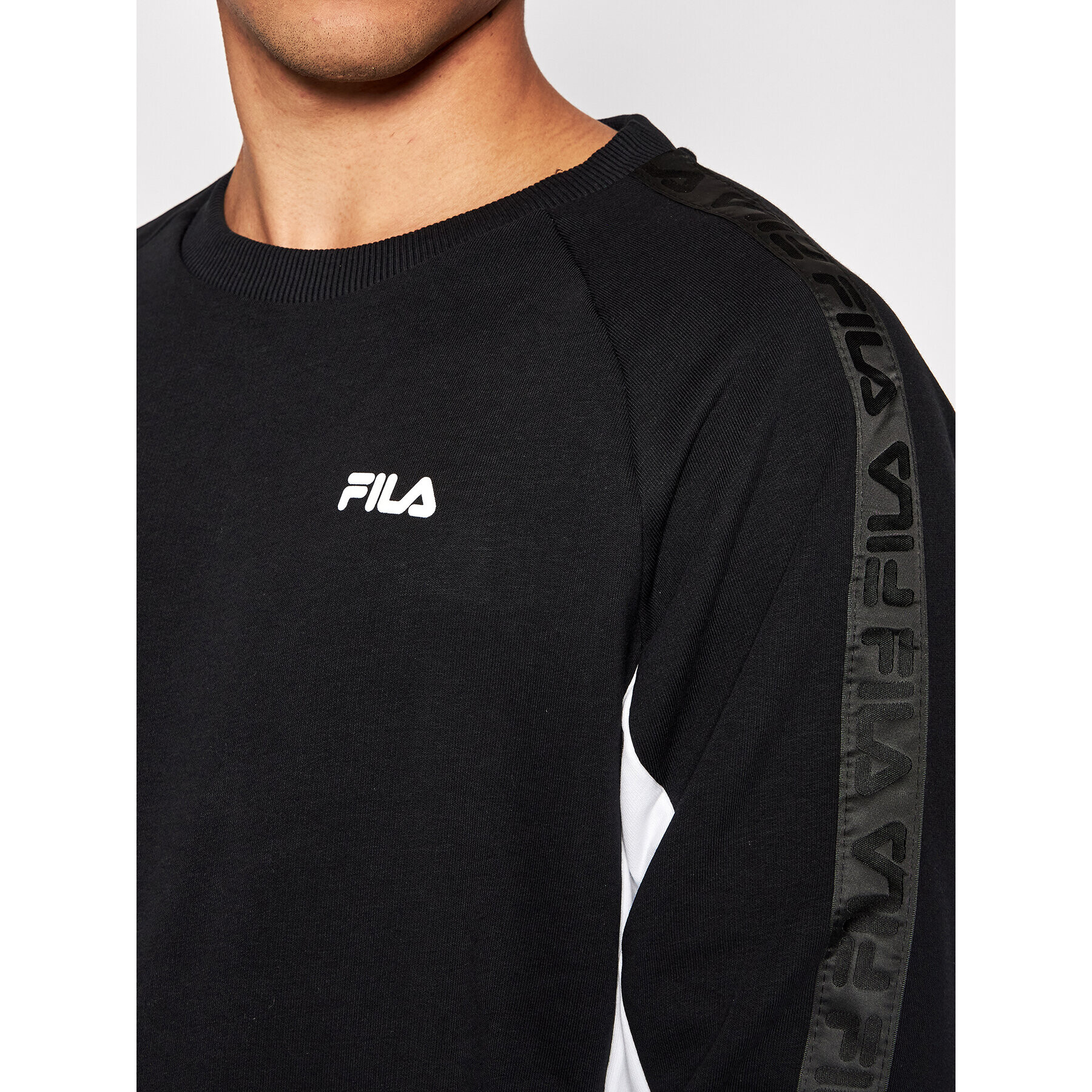 Fila Mikina Natan 688997 Černá Regular Fit - Pepit.cz