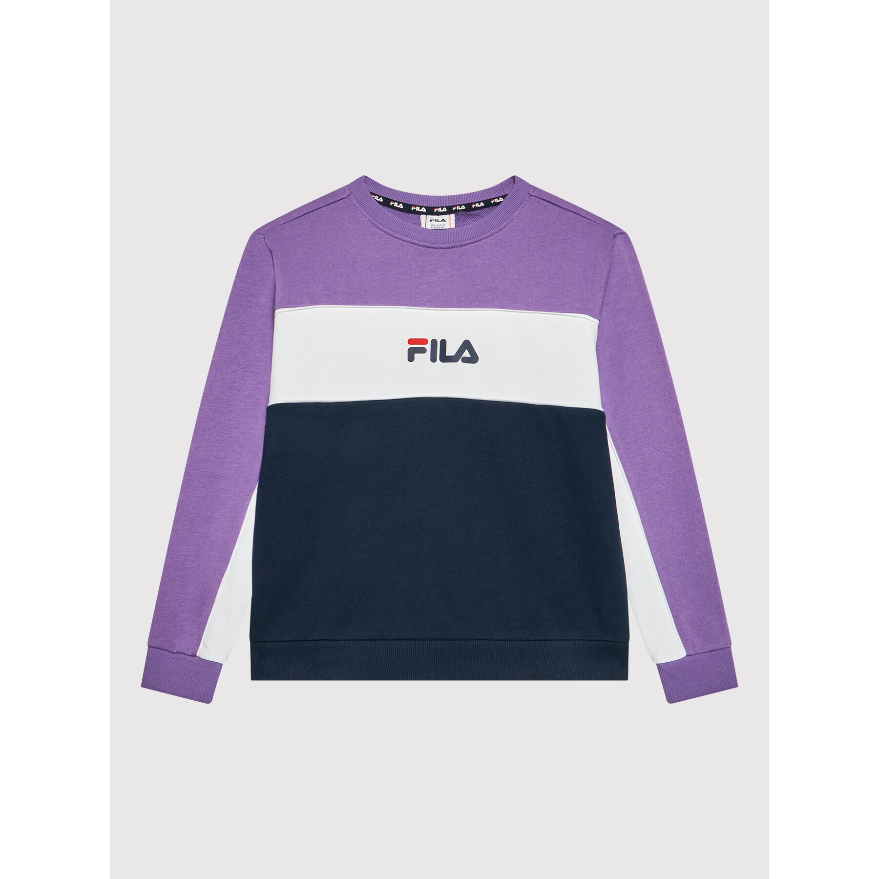 Fila Mikina Olena Blocked Crew 688745 Barevná Regular Fit - Pepit.cz