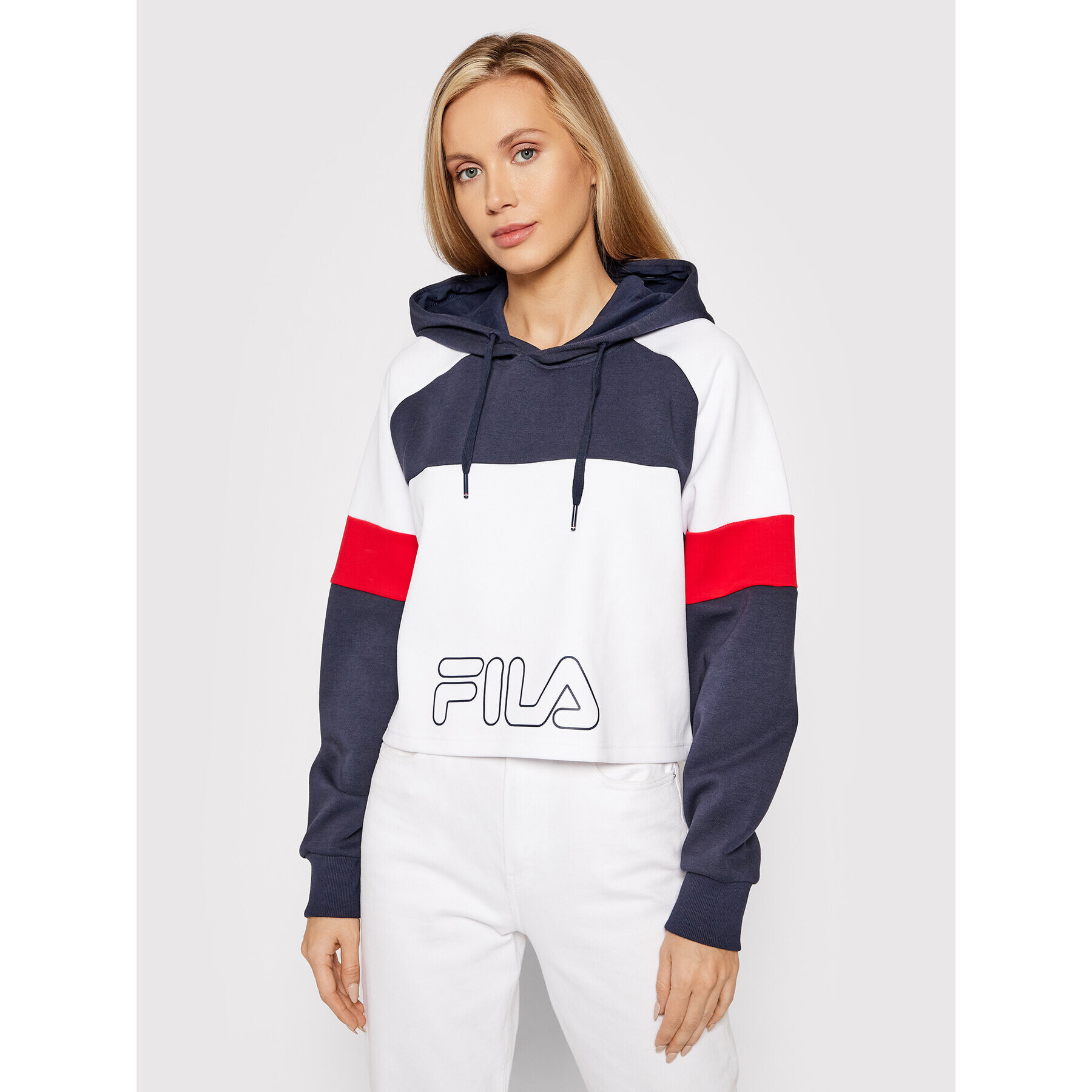 Fila Mikina Petra 683424 Barevná Relaxed Fit - Pepit.cz