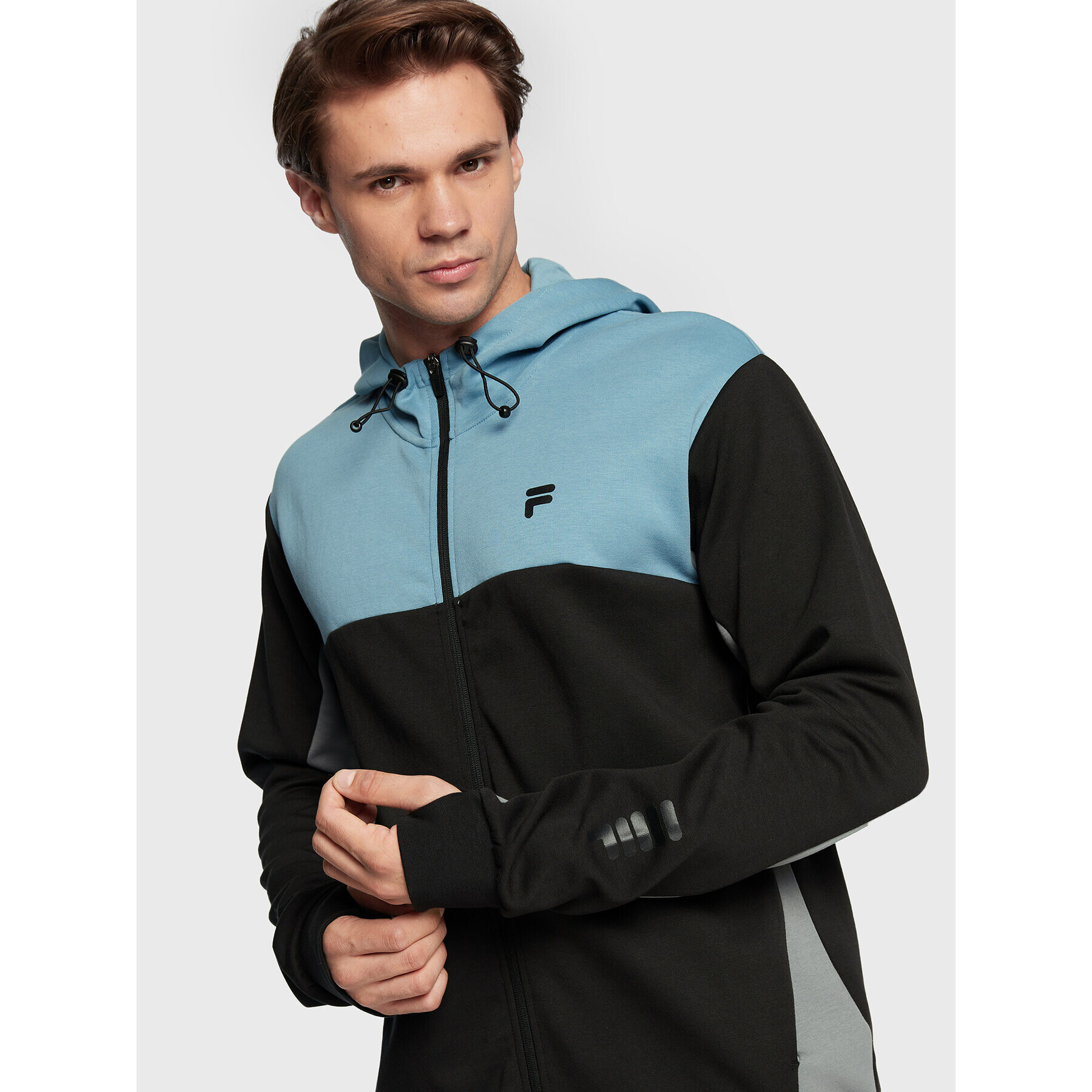 Fila Mikina Rabaul FAM0128 Černá Slim Fit - Pepit.cz