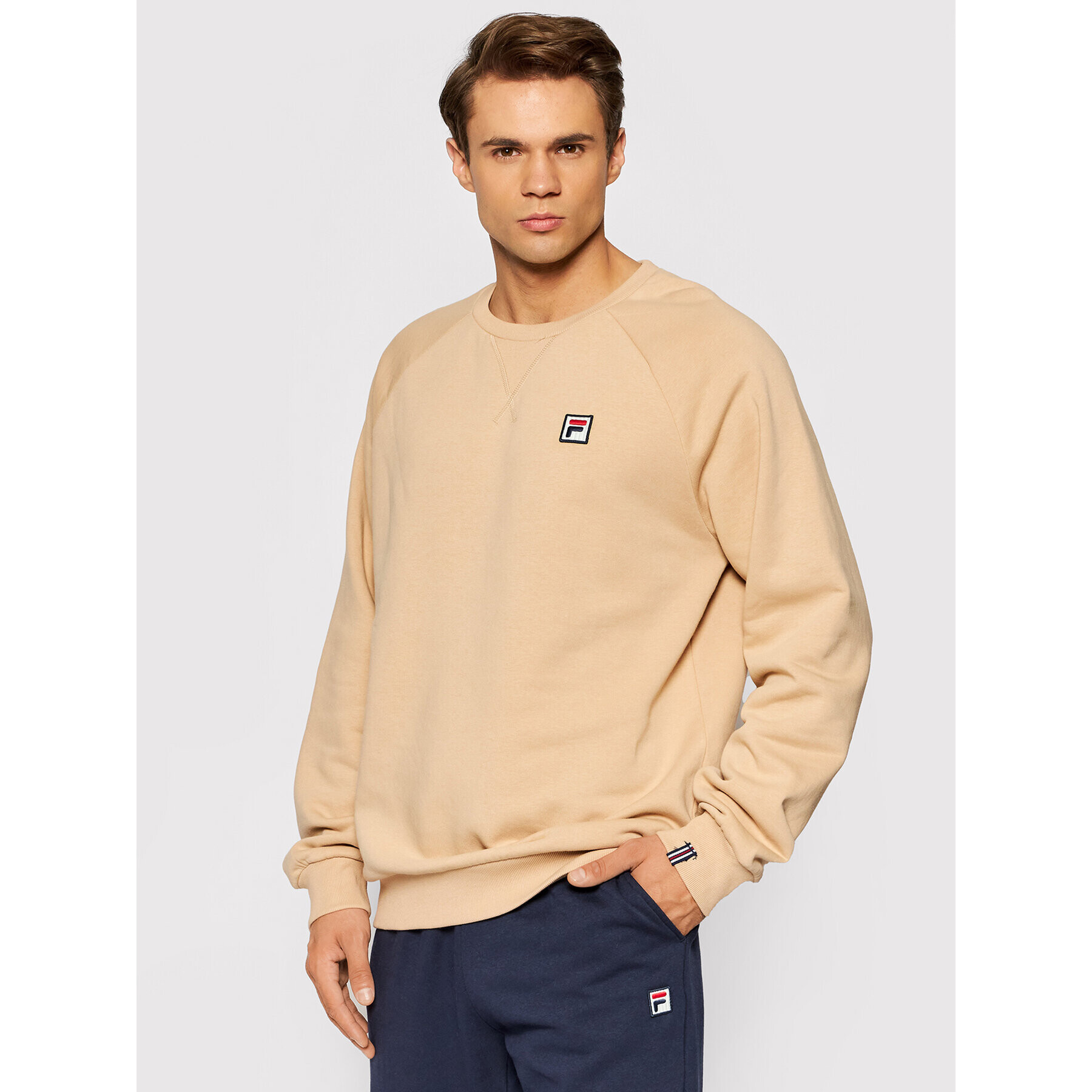 Fila Mikina Reglan 689038 Béžová Regular Fit - Pepit.cz