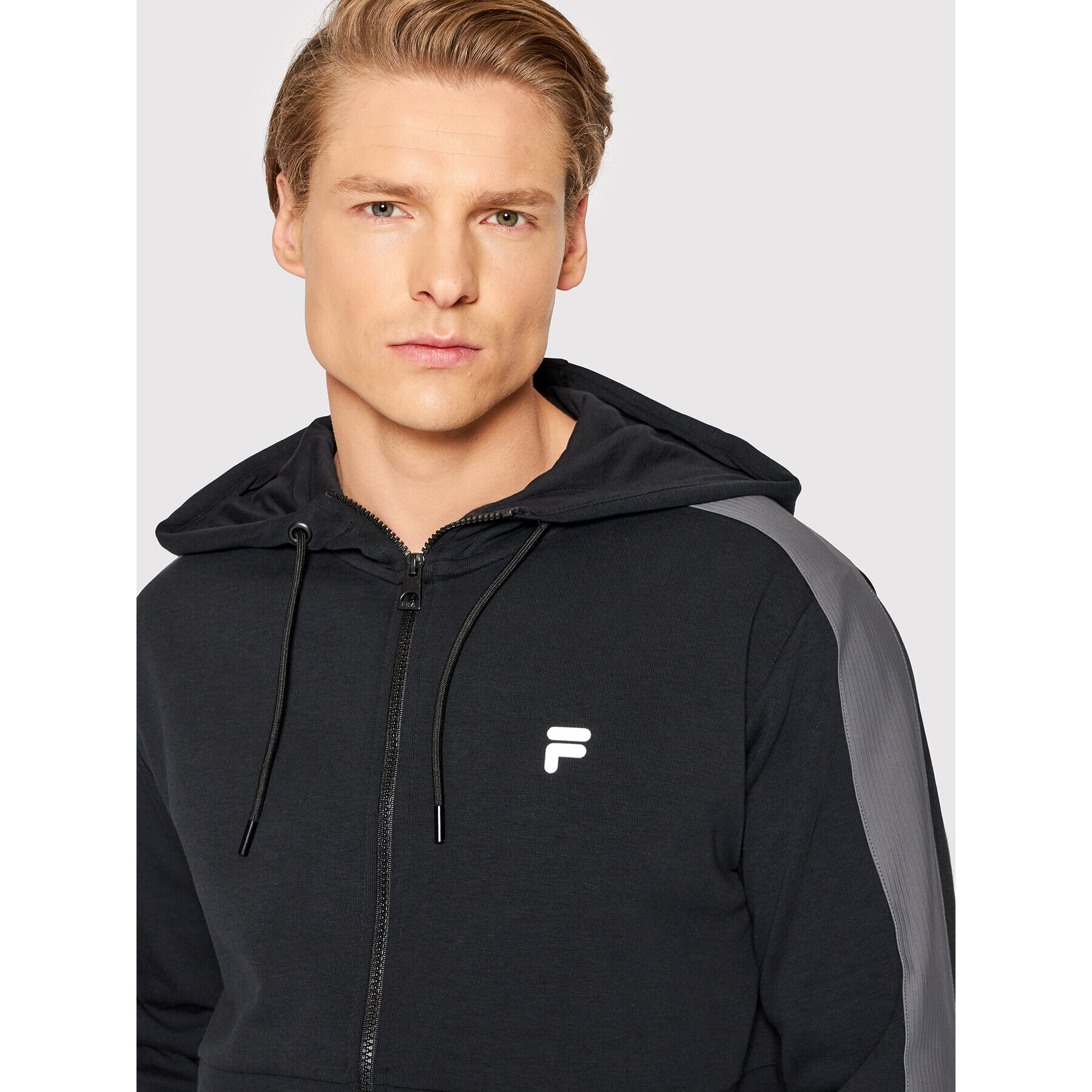 Fila Mikina Rosenheim FAM0059 Černá Slim Fit - Pepit.cz