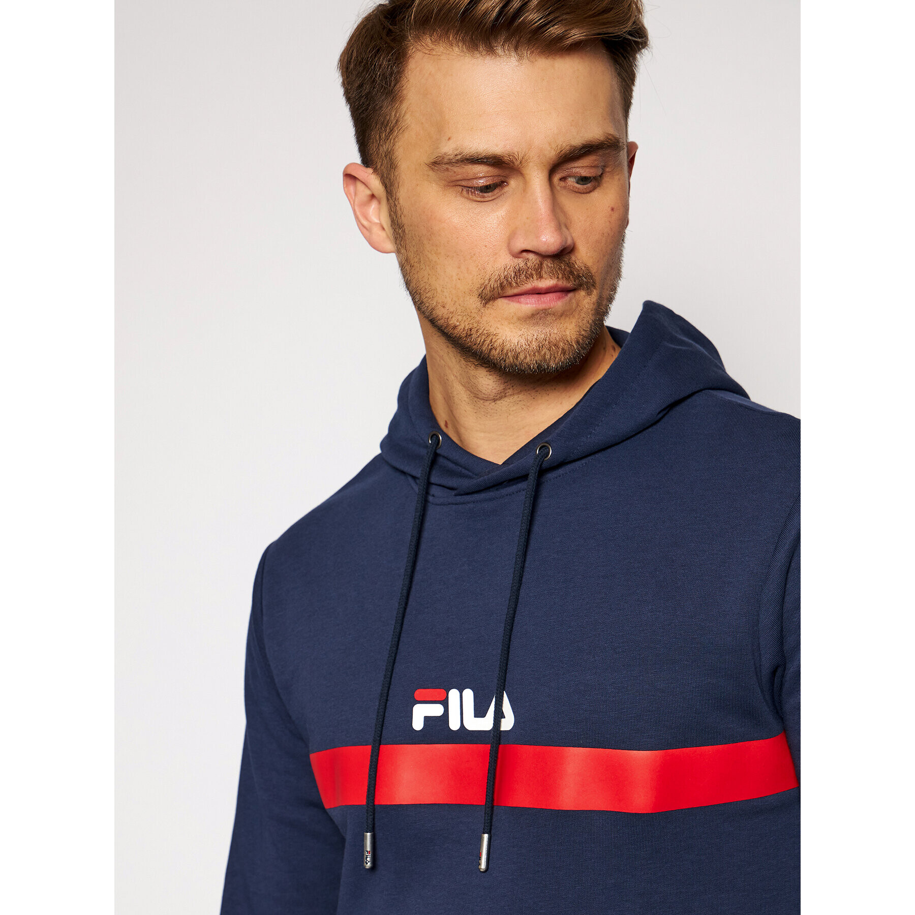 Fila Mikina Savion 687991 Tmavomodrá Regular Fit - Pepit.cz