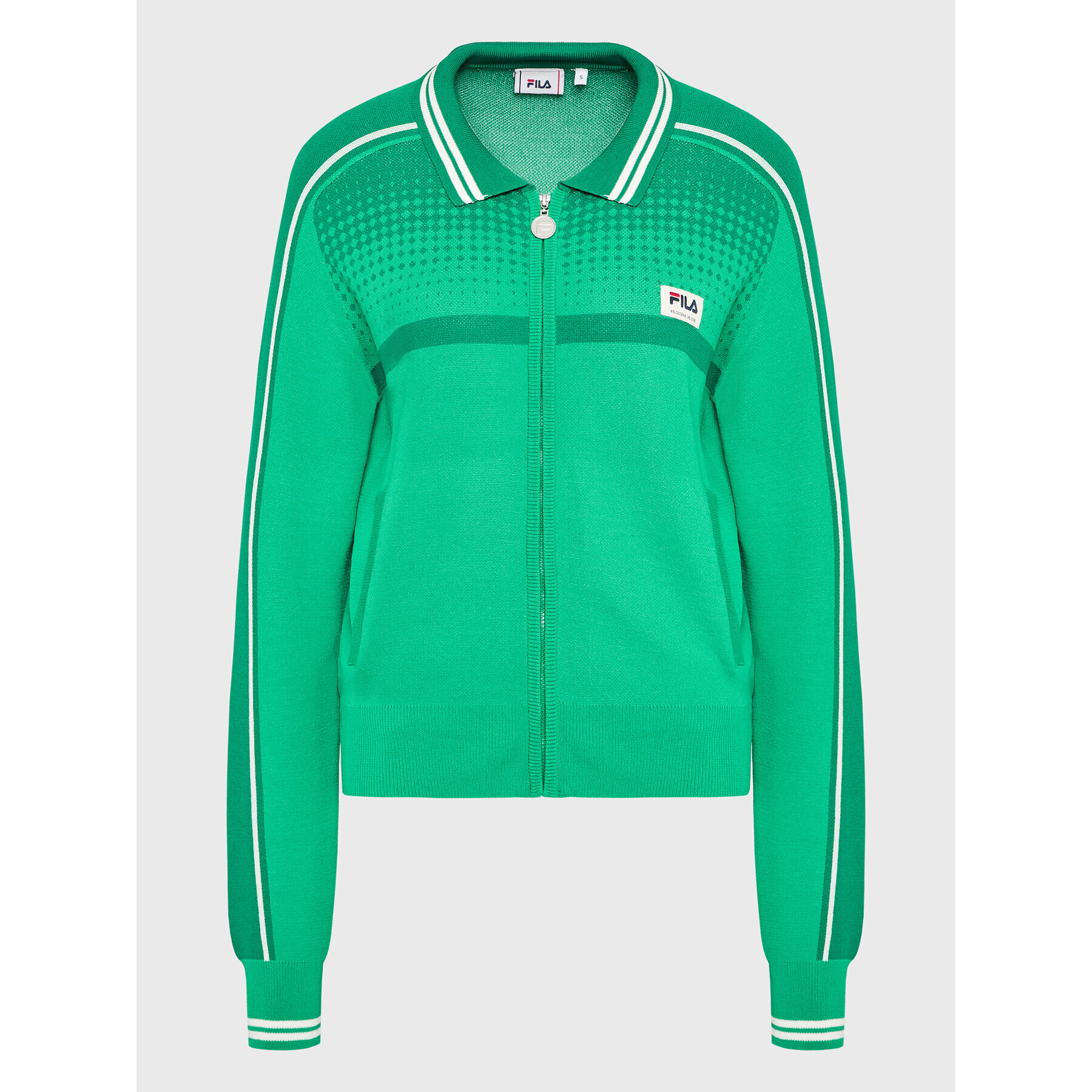 Fila Mikina Tarazona FAW0233 Zelená Regular Fit - Pepit.cz