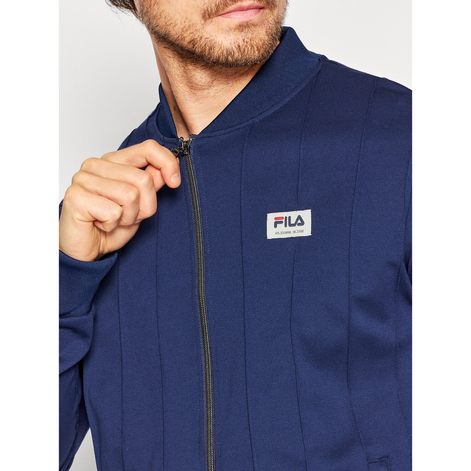 Fila Mikina Tarvis FAM0030 Tmavomodrá Regular Fit - Pepit.cz