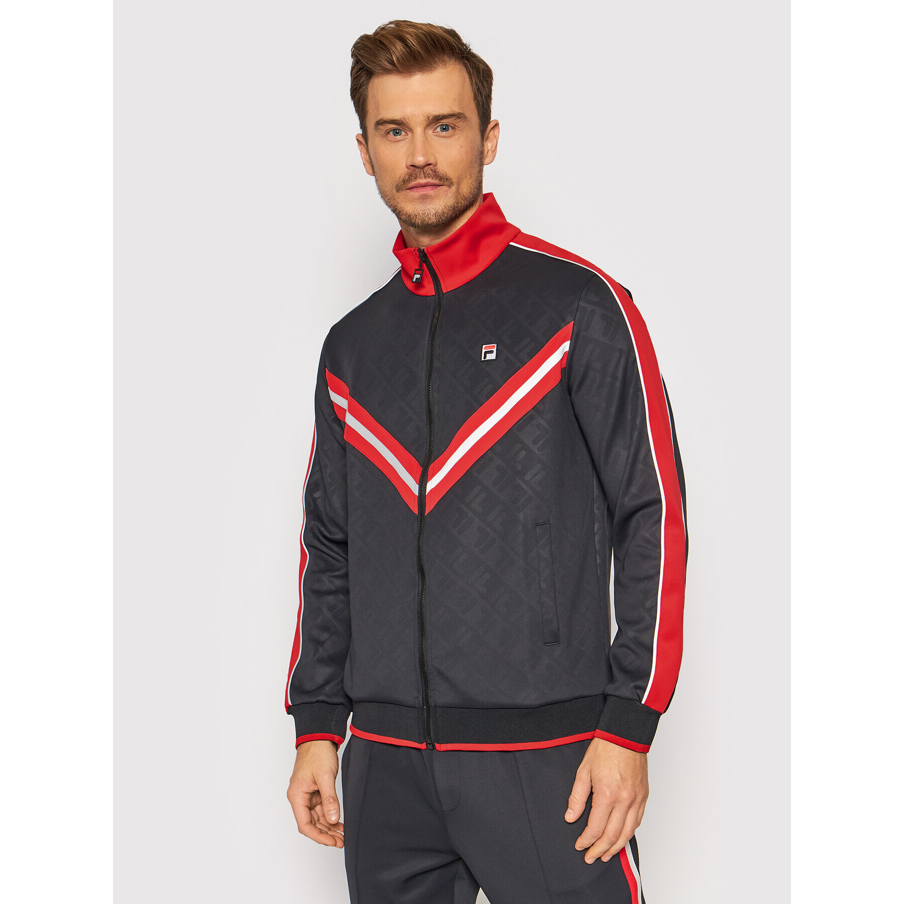 Fila Mikina Tauri Track 689169 Černá Regular Fit - Pepit.cz