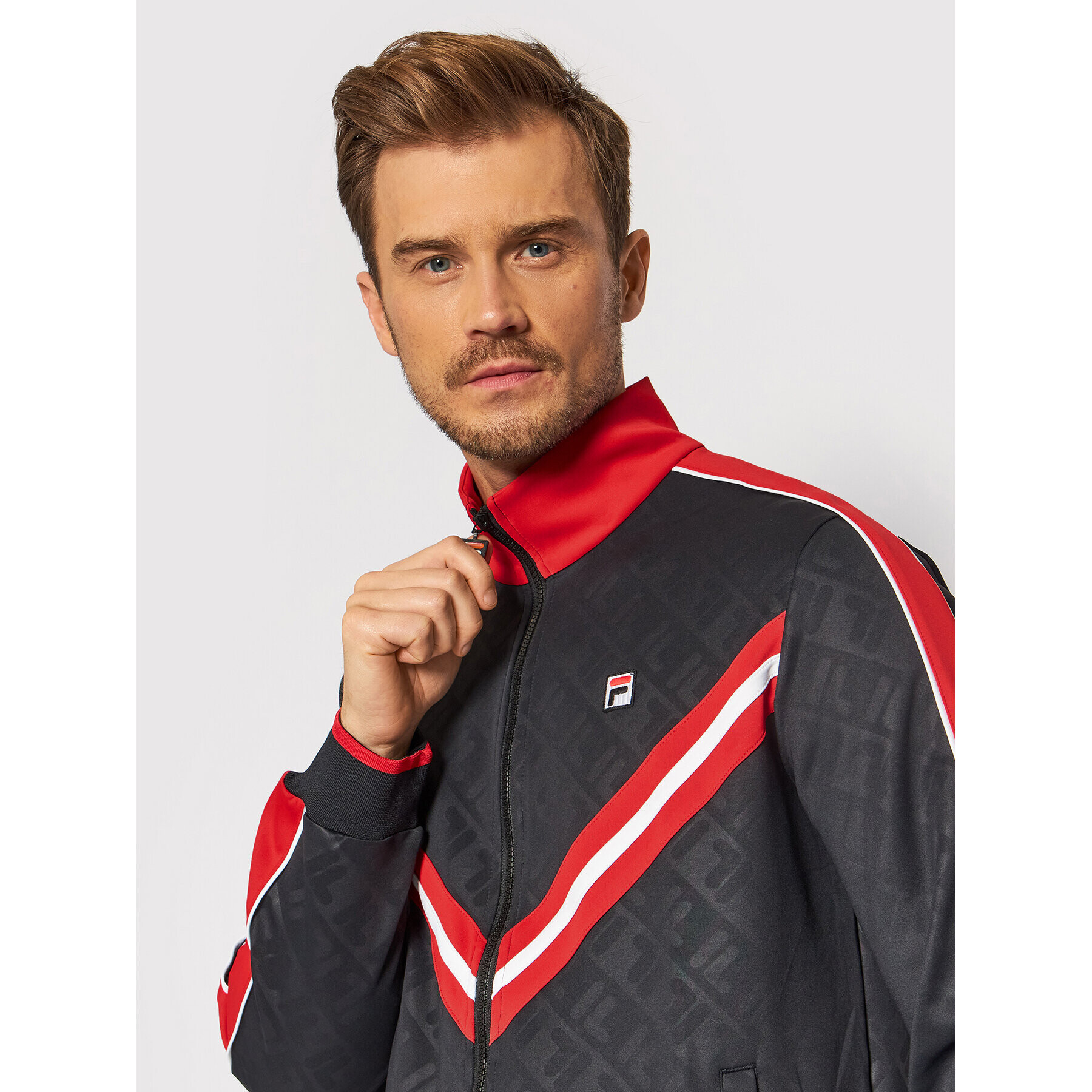 Fila Mikina Tauri Track 689169 Černá Regular Fit - Pepit.cz