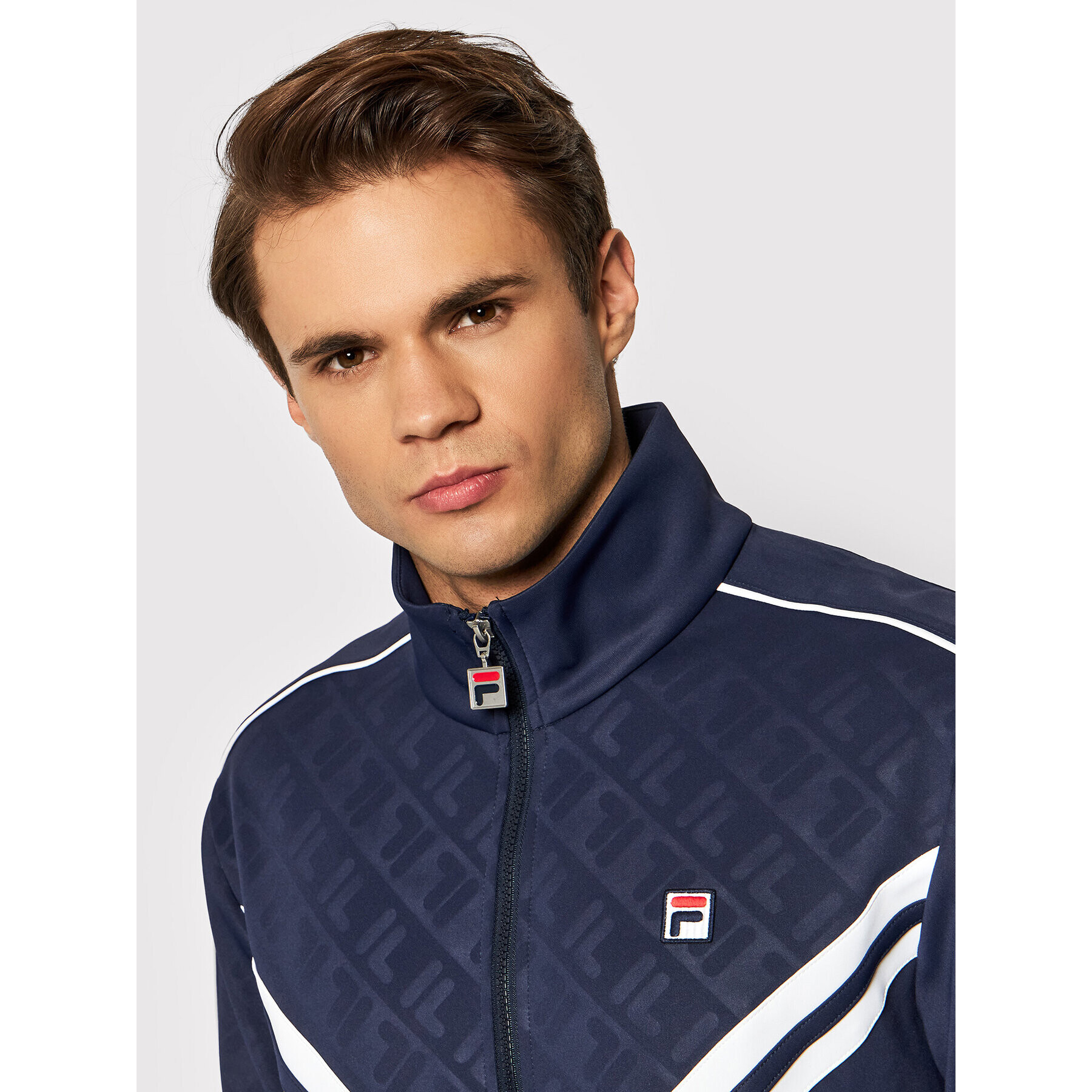 Fila Mikina Tauri Track 689169 Tmavomodrá Regular Fit - Pepit.cz