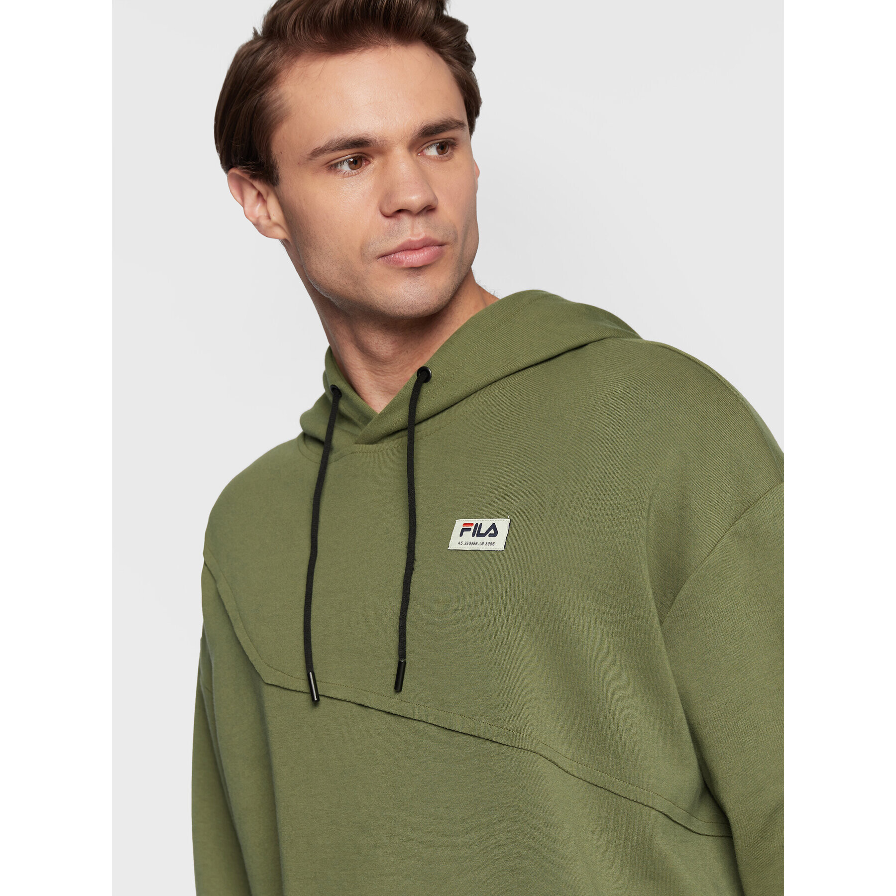 Fila Mikina Thiers FAM0147 Zelená Oversize - Pepit.cz