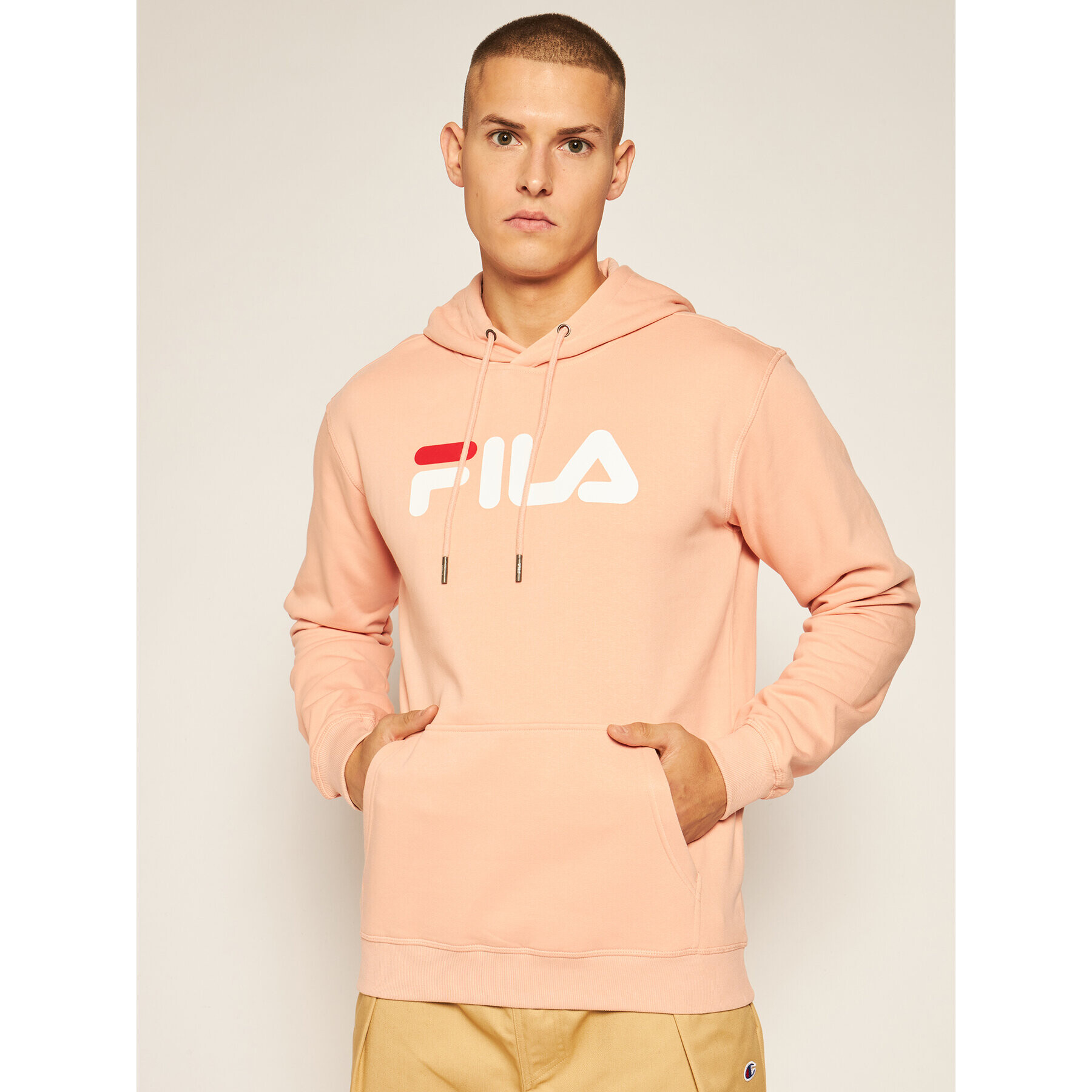 Fila Mikina Unisex 681090 Růžová Regular Fit - Pepit.cz