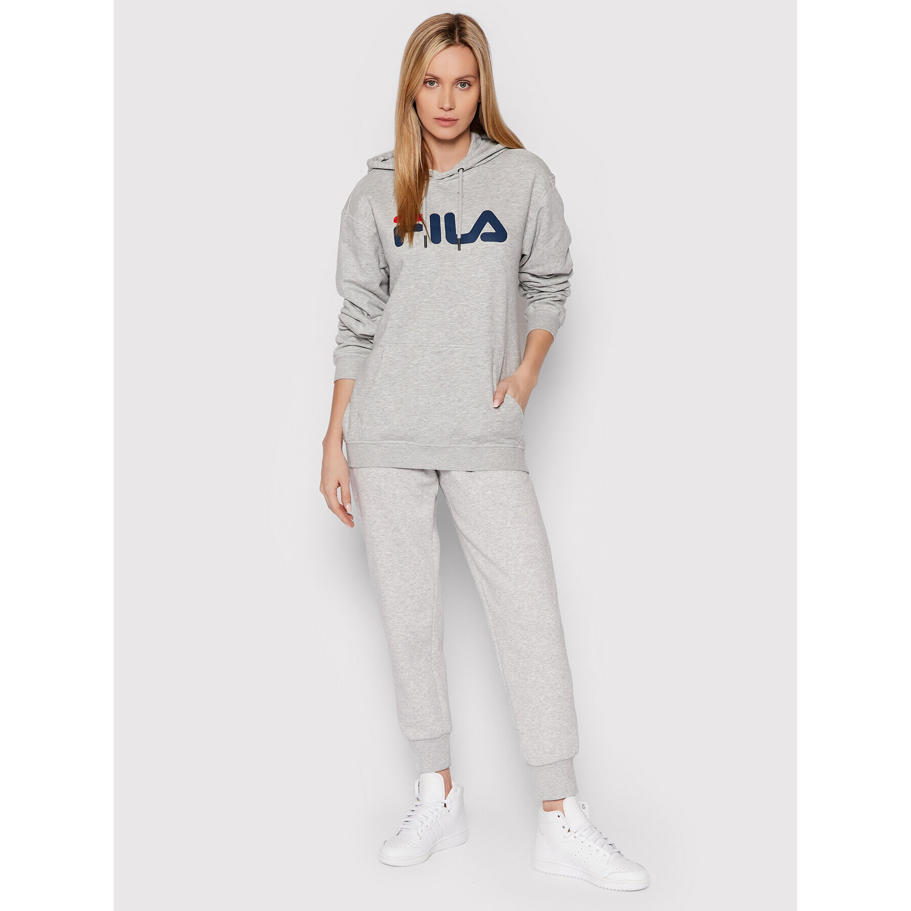 Fila Mikina Unisex 681090 Šedá Regular Fit - Pepit.cz