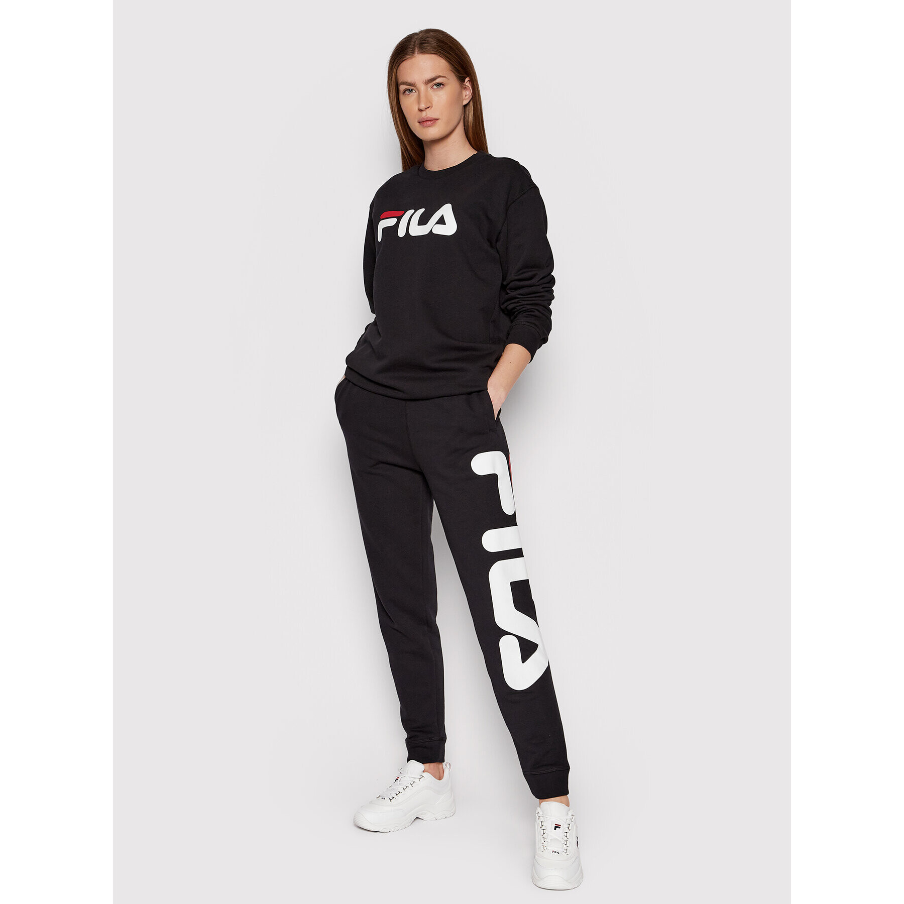 Fila Mikina Unisex Barbian FAU0066 Černá Regular Fit - Pepit.cz