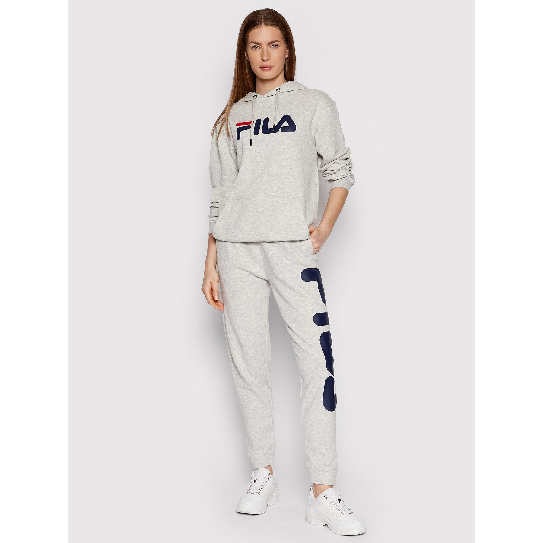 Fila Mikina Unisex Barumini FAU0068 Šedá Regular Fit - Pepit.cz