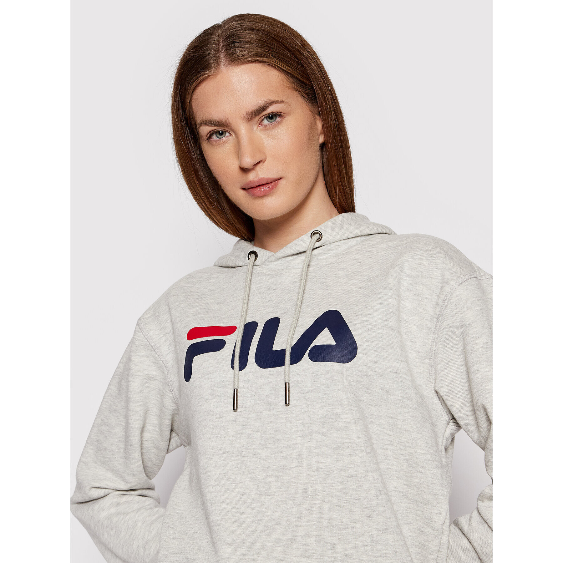 Fila Mikina Unisex Barumini FAU0068 Šedá Regular Fit - Pepit.cz