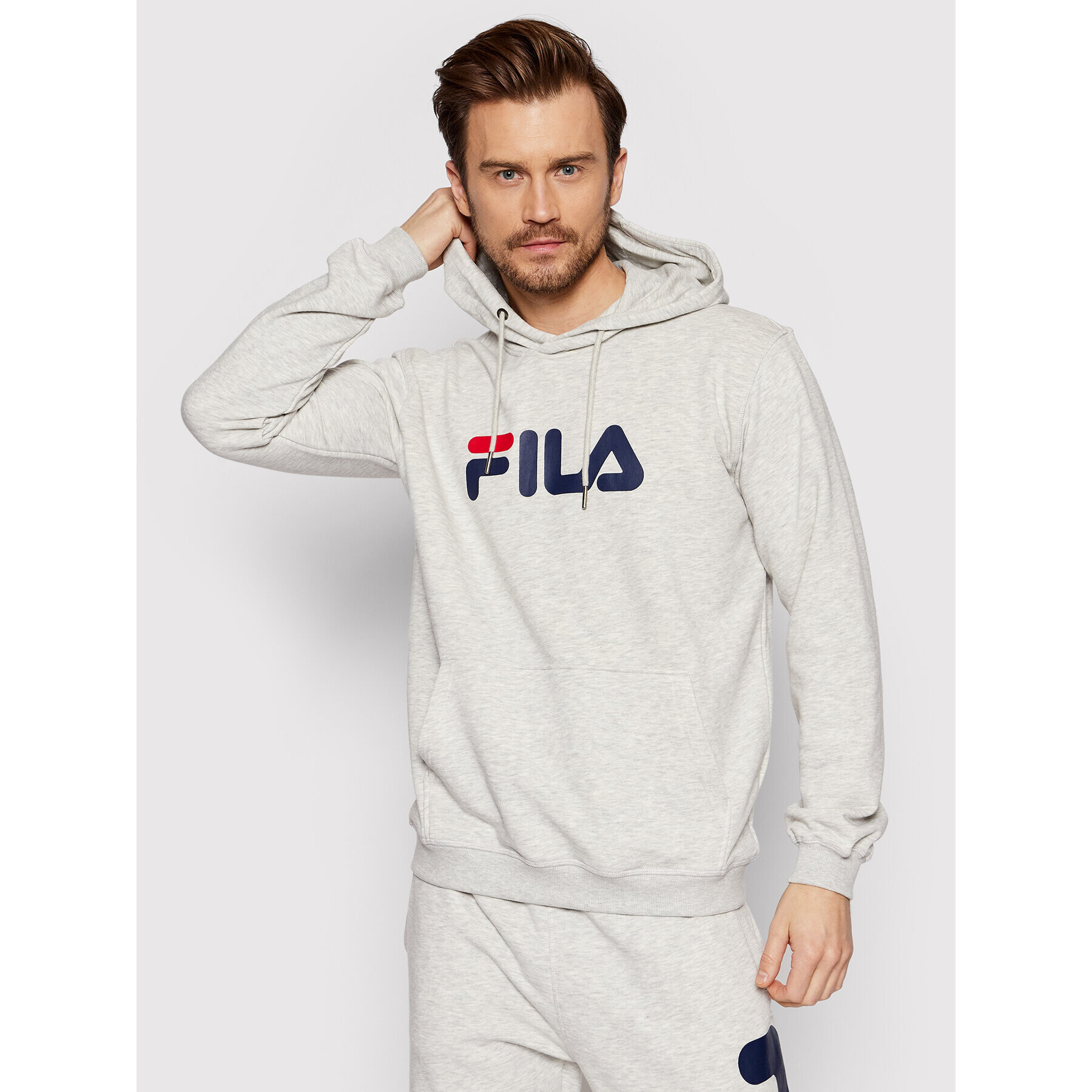 Fila Mikina Unisex Barumini FAU0068 Šedá Regular Fit - Pepit.cz