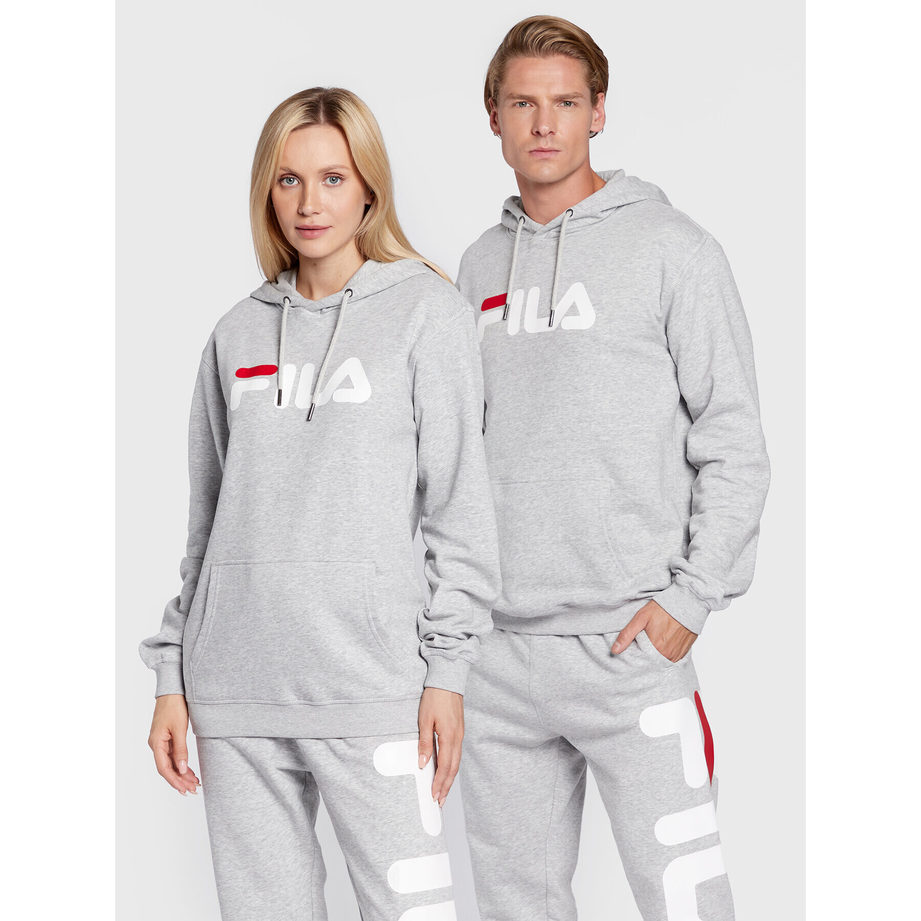 Fila Mikina Unisex Barumini FAU0090 Šedá Regular Fit - Pepit.cz