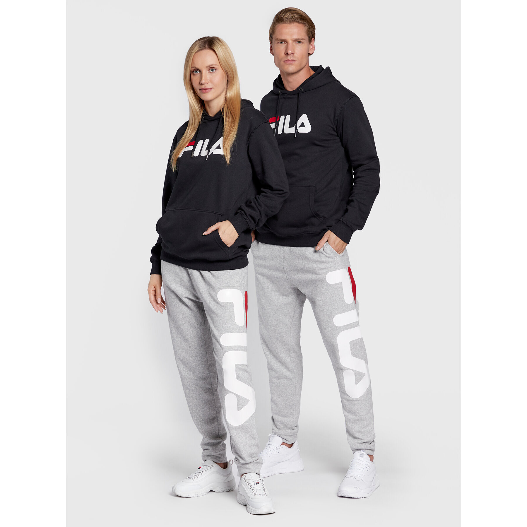 Fila Mikina Unisex Barumini FAU0090 Tmavomodrá Regular Fit - Pepit.cz