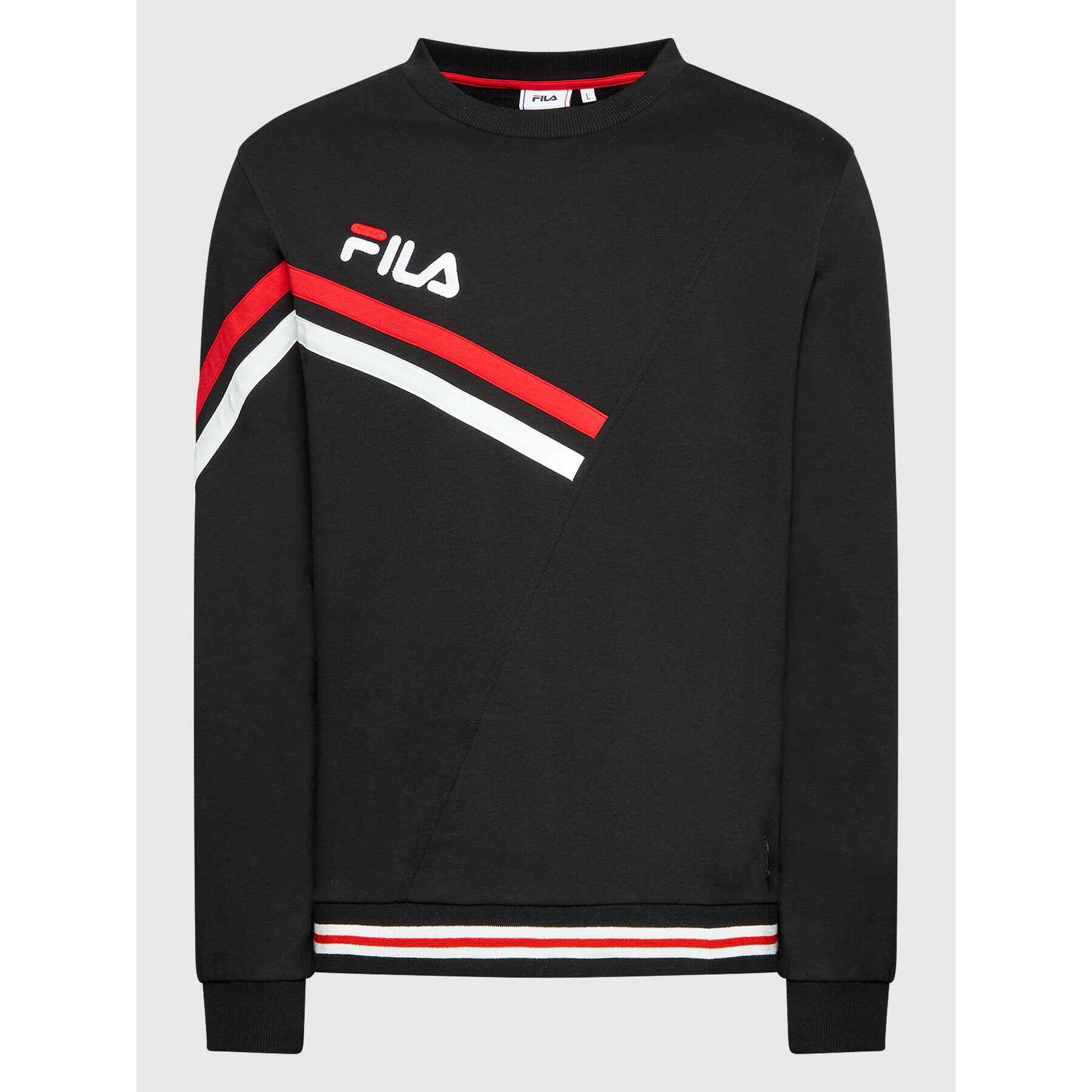 Fila Mikina Zeitz FAM0088 Černá Relaxed Fit - Pepit.cz