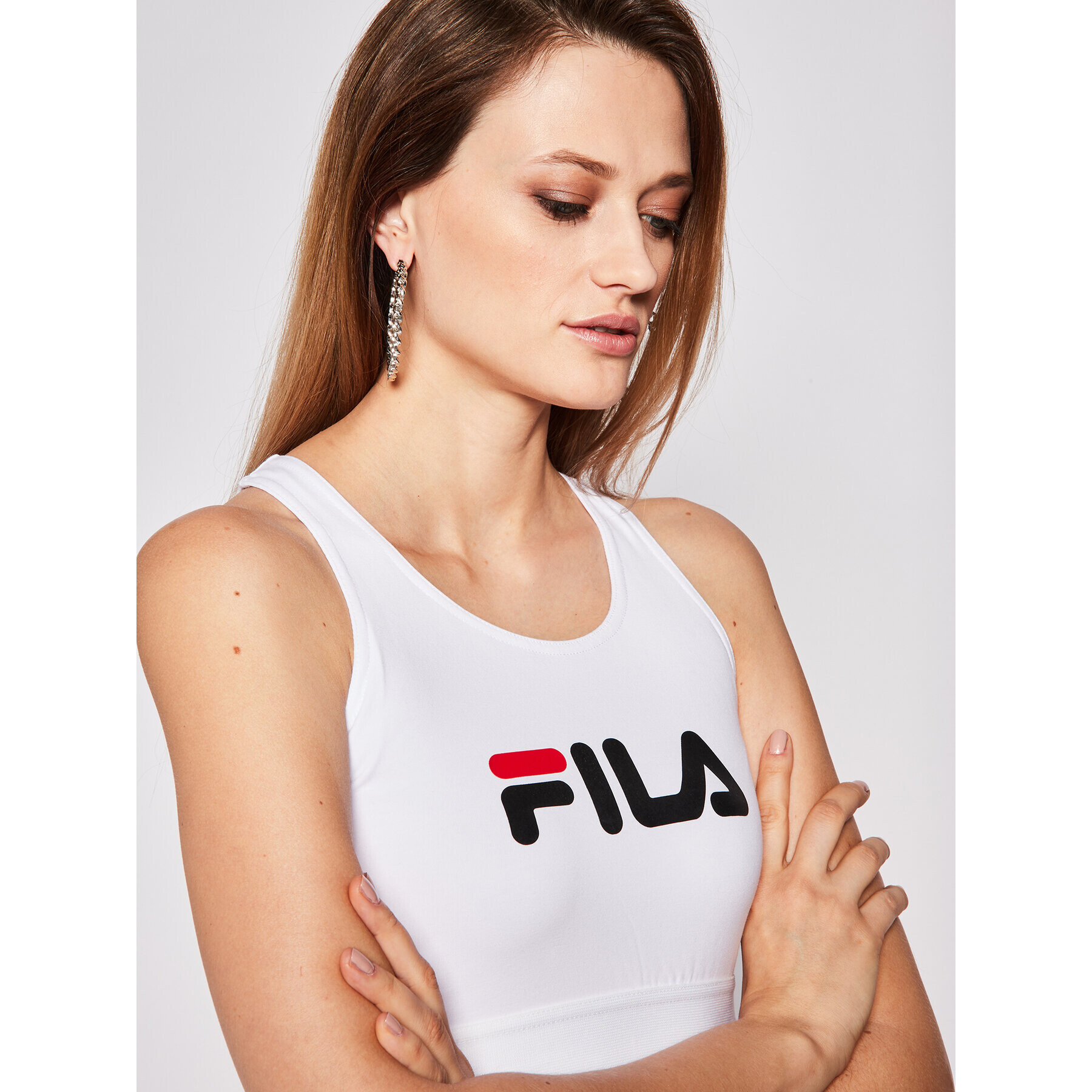 Fila Podprsenkový top Josette 687214 Bílá - Pepit.cz