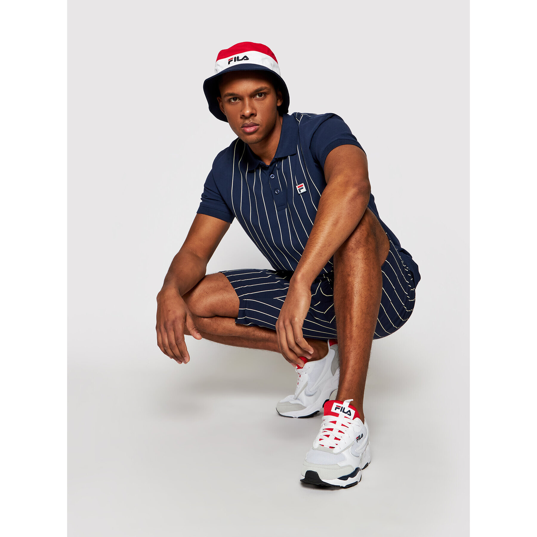 Fila Polokošile Hooper 688556 Tmavomodrá Oversize - Pepit.cz