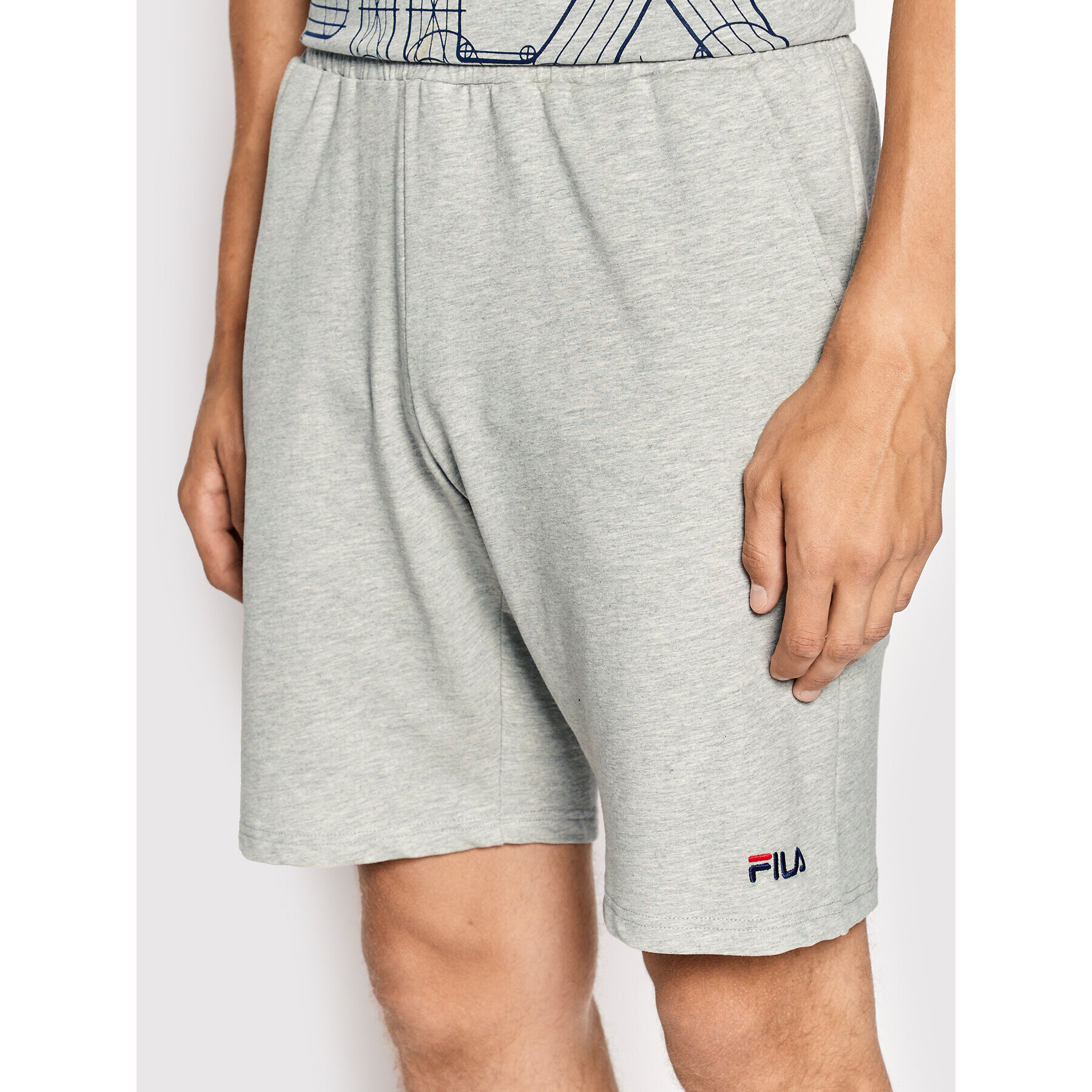 Fila Pyžamo FPS1100 Šedá Regular Fit - Pepit.cz