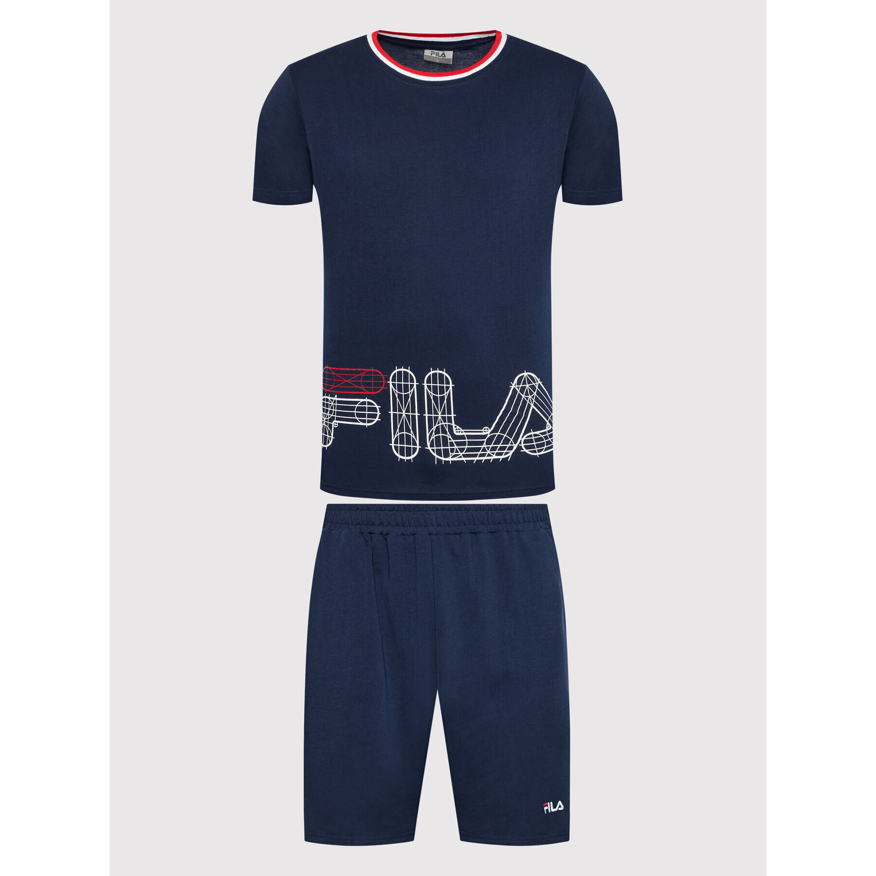 Fila Pyžamo FPS1100 Tmavomodrá Regular Fit - Pepit.cz