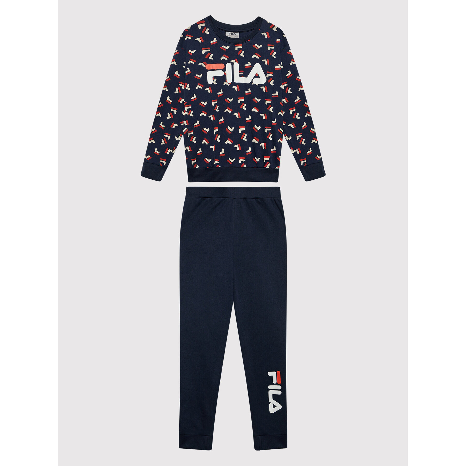 Fila Pyžamo Junior FPW1306 Tmavomodrá Regular Fit - Pepit.cz