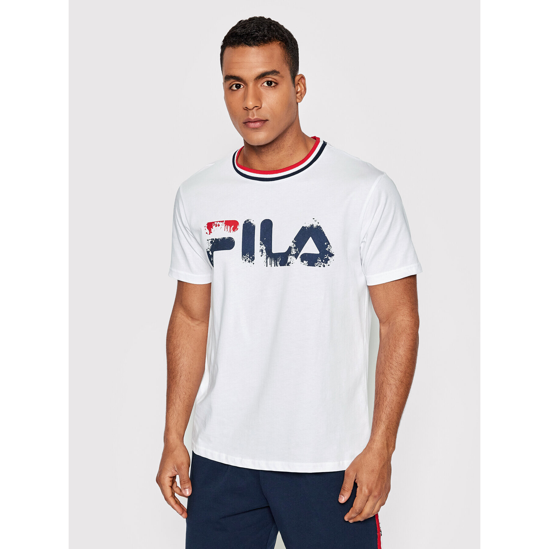 Fila Pyžamo Uomo FPS1096 Bílá Regular Fit - Pepit.cz