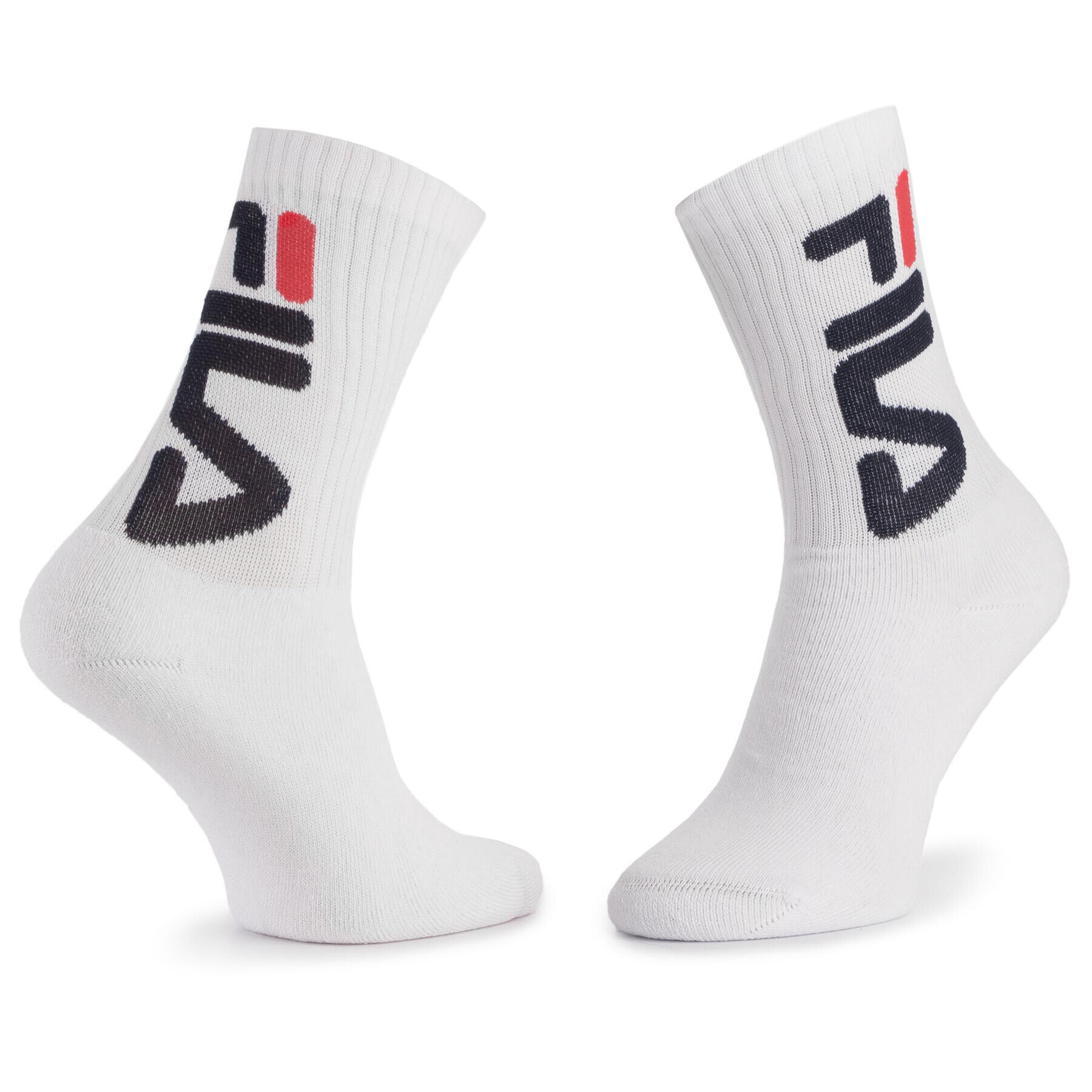 Fila Sada 2 párů vysokých ponožek unisex F9598 Bílá - Pepit.cz