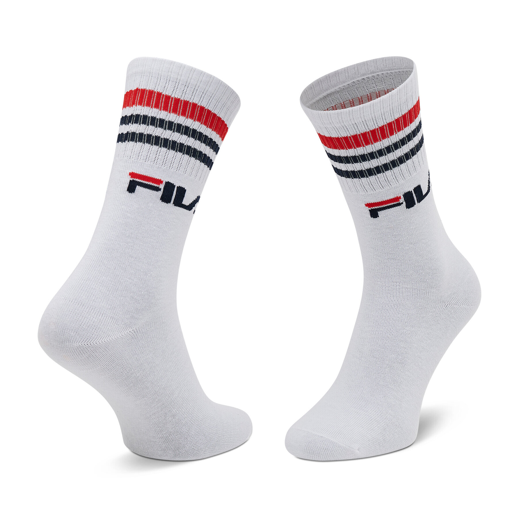 Fila Sada 3 párů vysokých ponožek unisex Calze F9090 Bílá - Pepit.cz