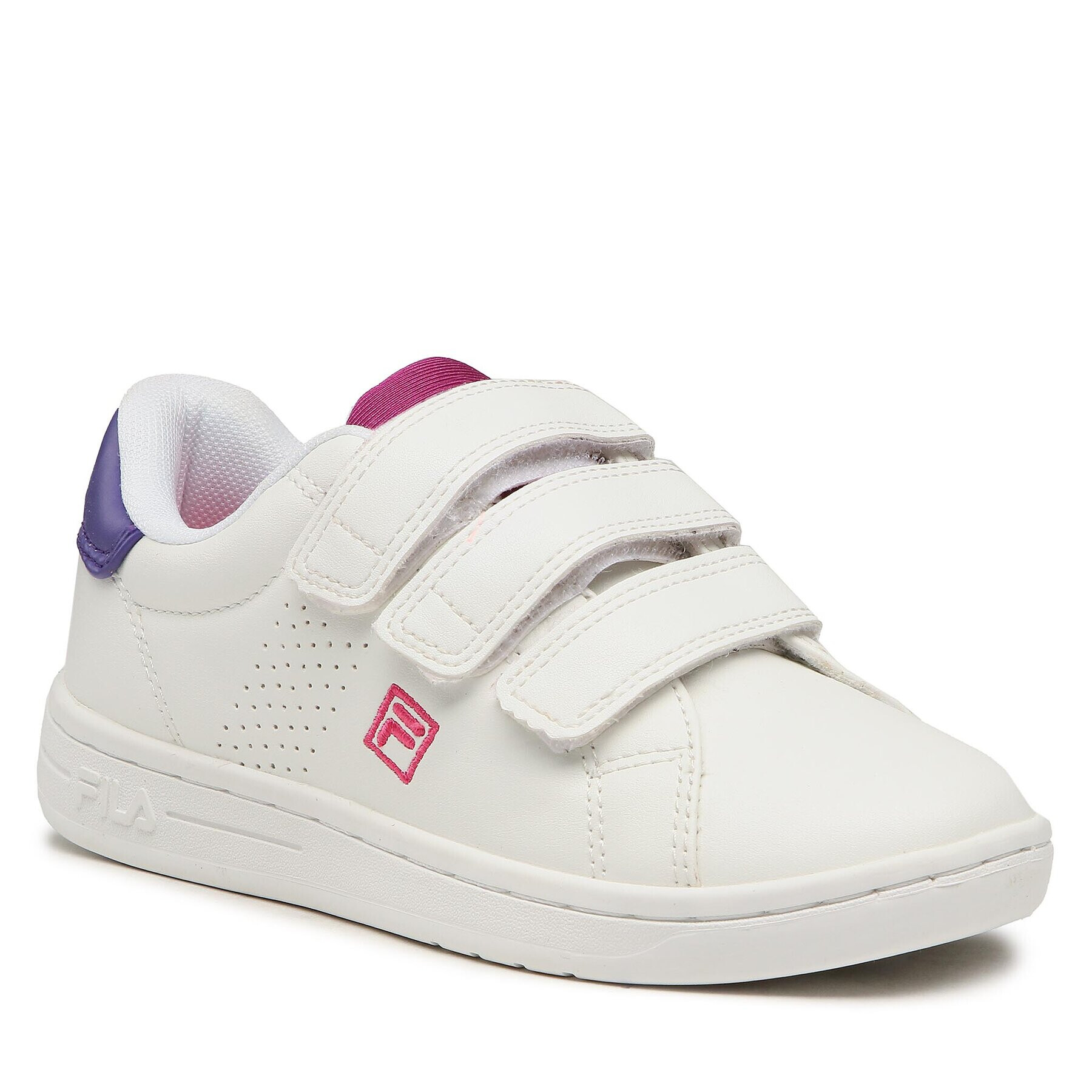 Fila Sneakersy Crosscourt 2 Nt Velcro Kids FFK0018.13157 Bílá - Pepit.cz