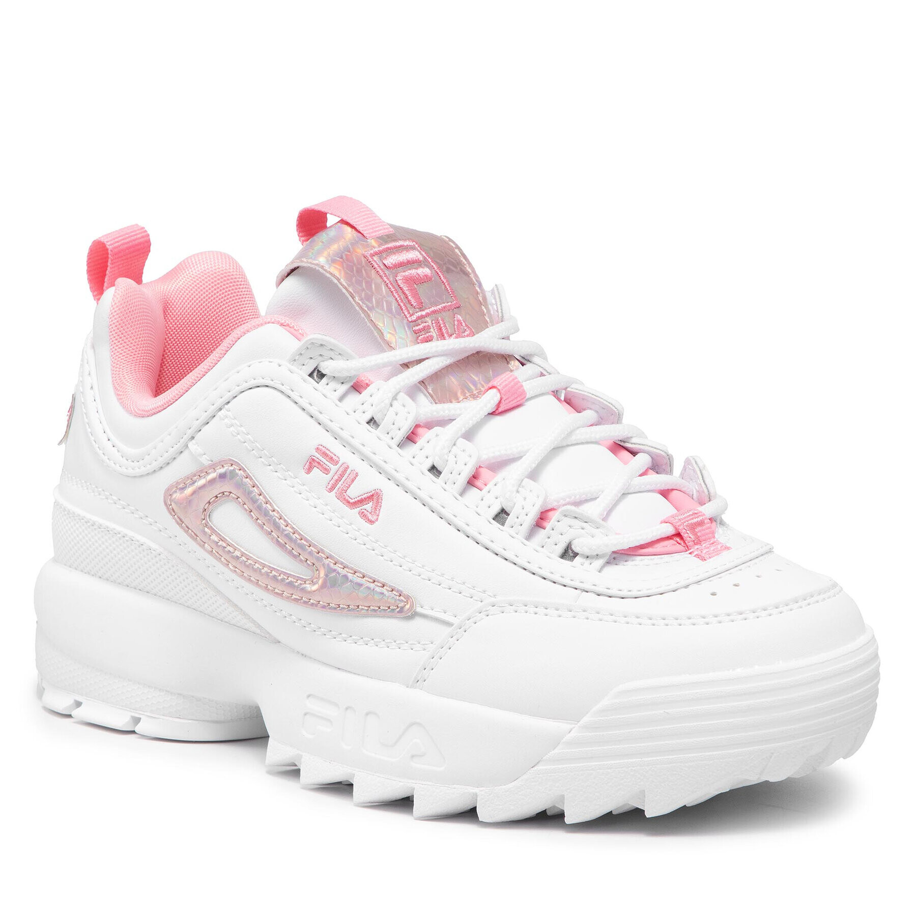 Fila Sneakersy Disruptor F Kids 1011081.96S Bílá - Pepit.cz