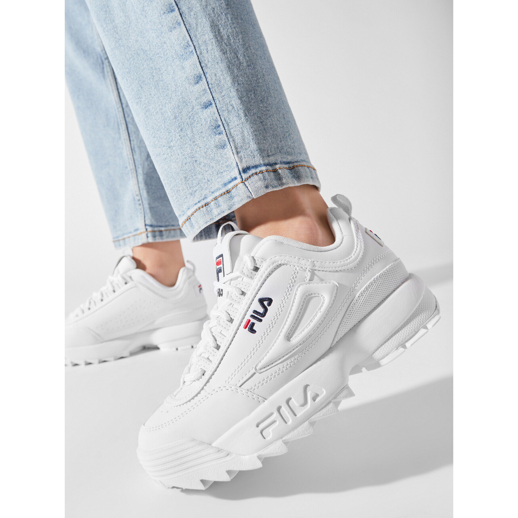 Fila Sneakersy Disruptor Low Wmn 1010302.1FG Bílá - Pepit.cz