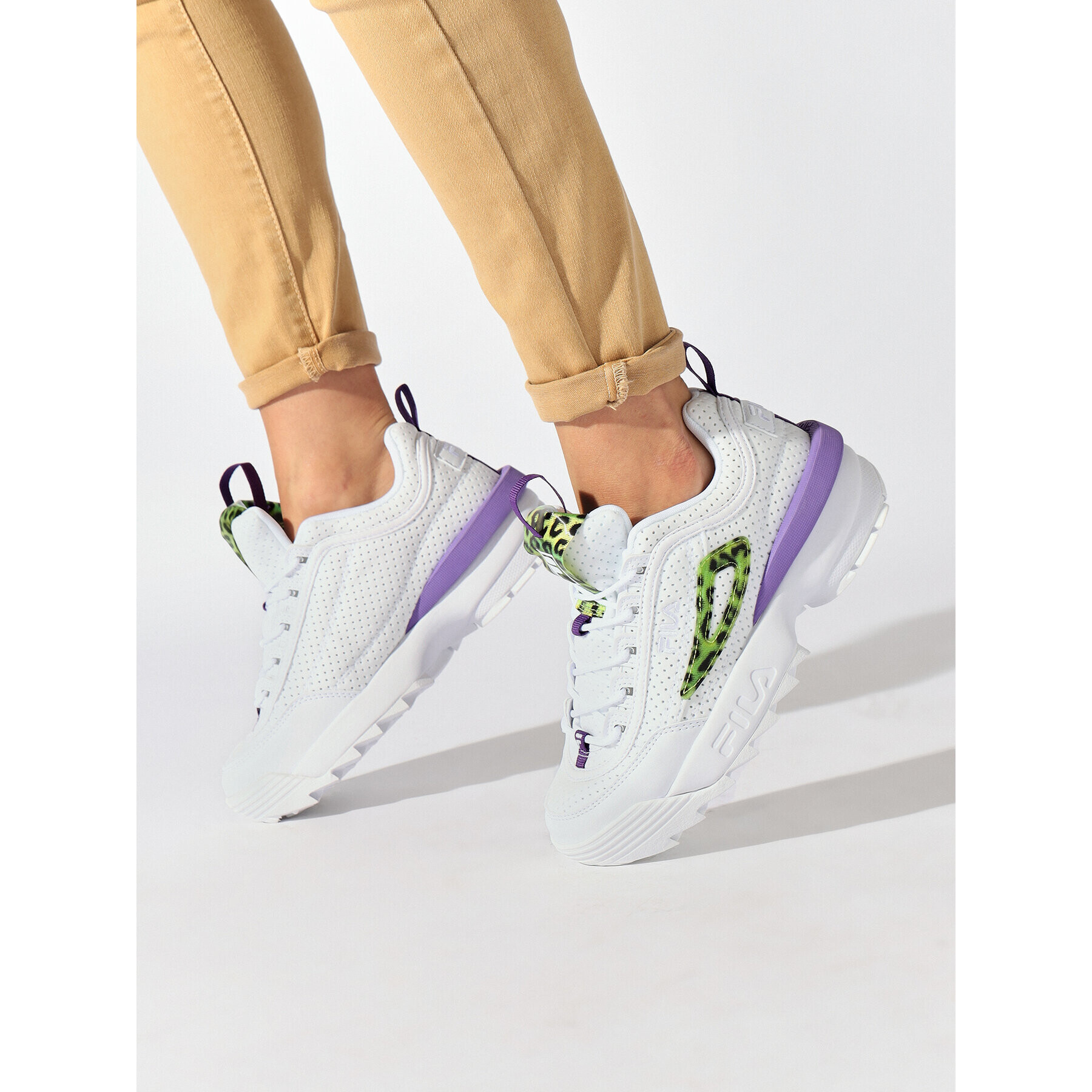 Fila Sneakersy Disruptor T Wmn FFW0244.13198 Bílá - Pepit.cz